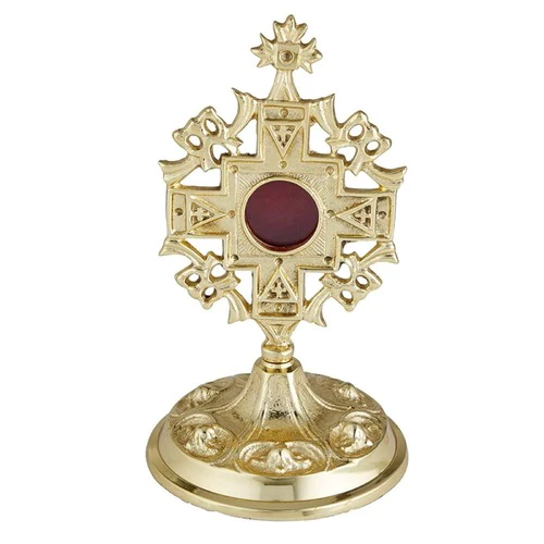 Jerusalem Handcrafted Solid Brass Reliquary