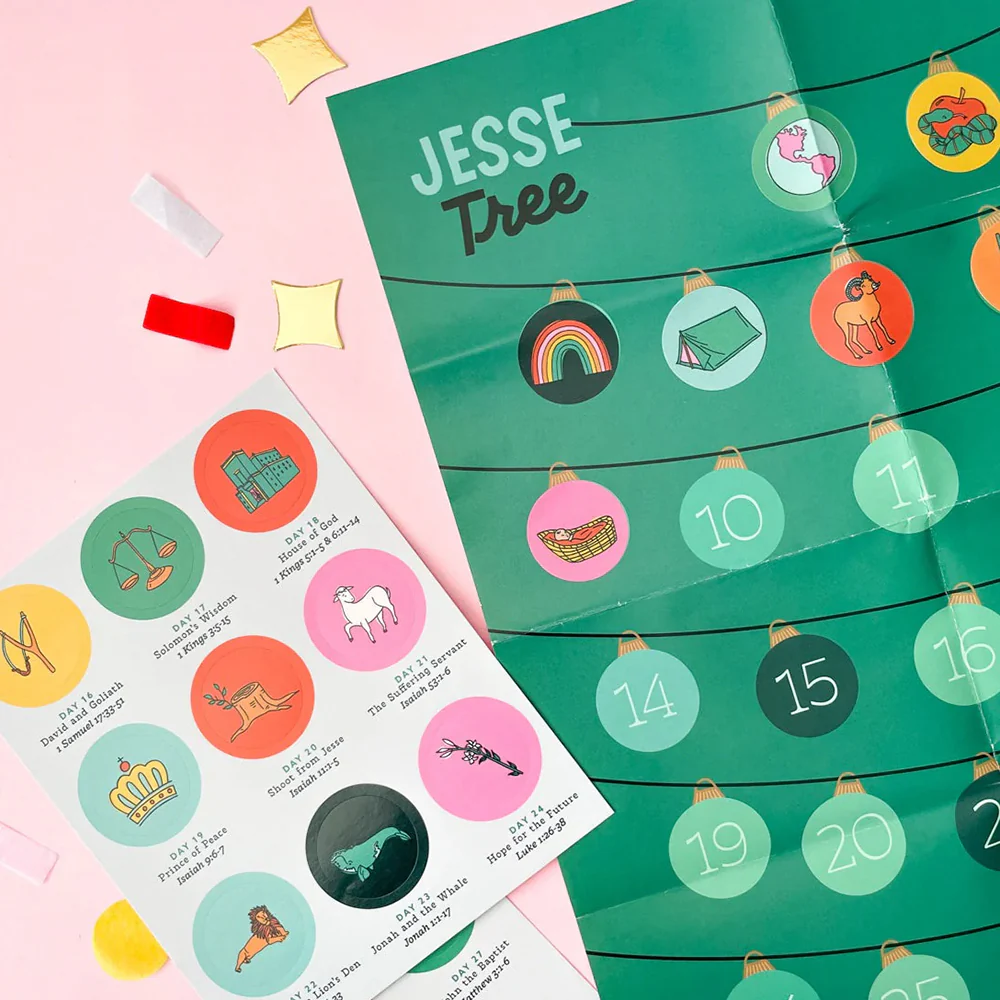 Jesse Tree Advent Calendar Sticker Set - Image 2