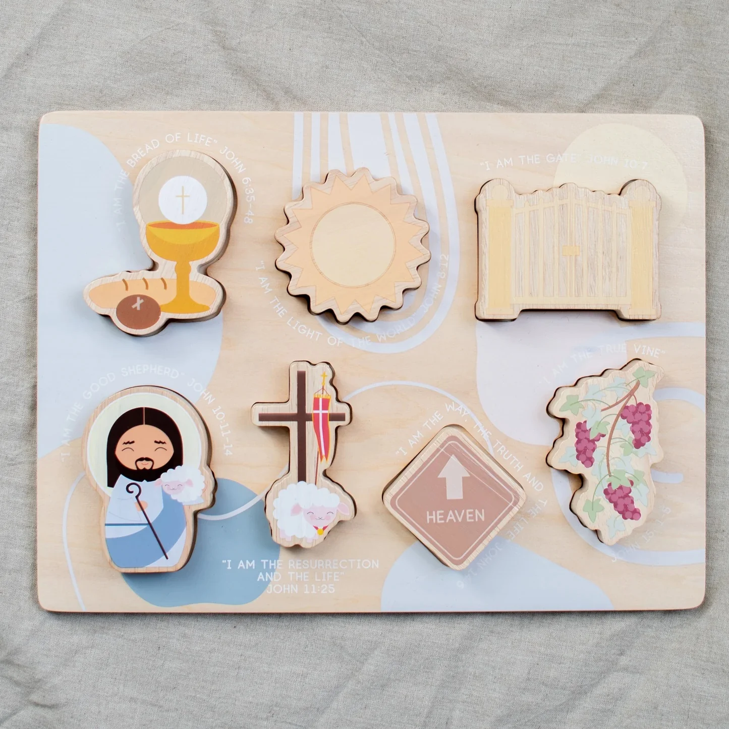 Jesus "I Am" Wooden Puzzle - Image 4