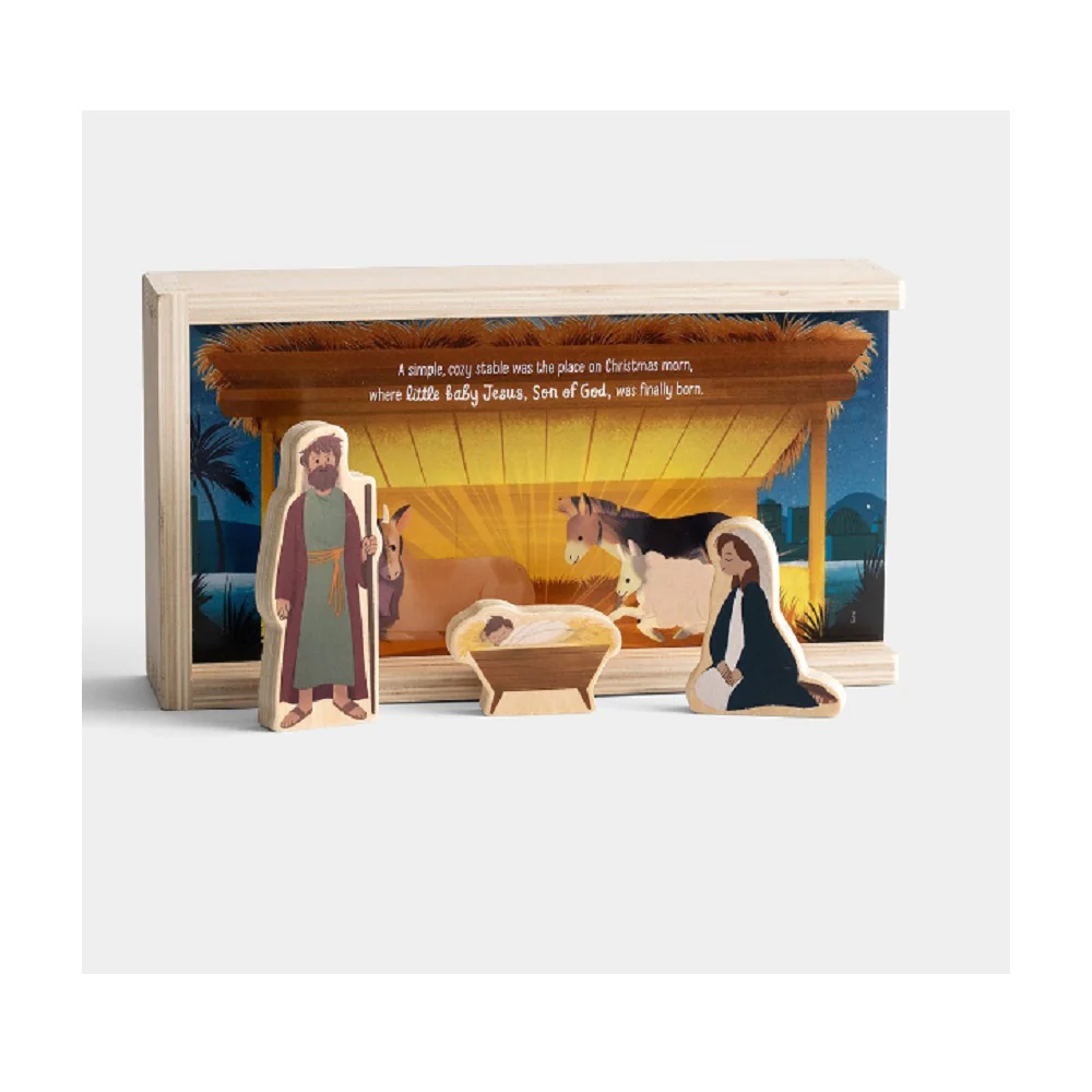 Jesus is Born Nativity Bible Box - Image 4