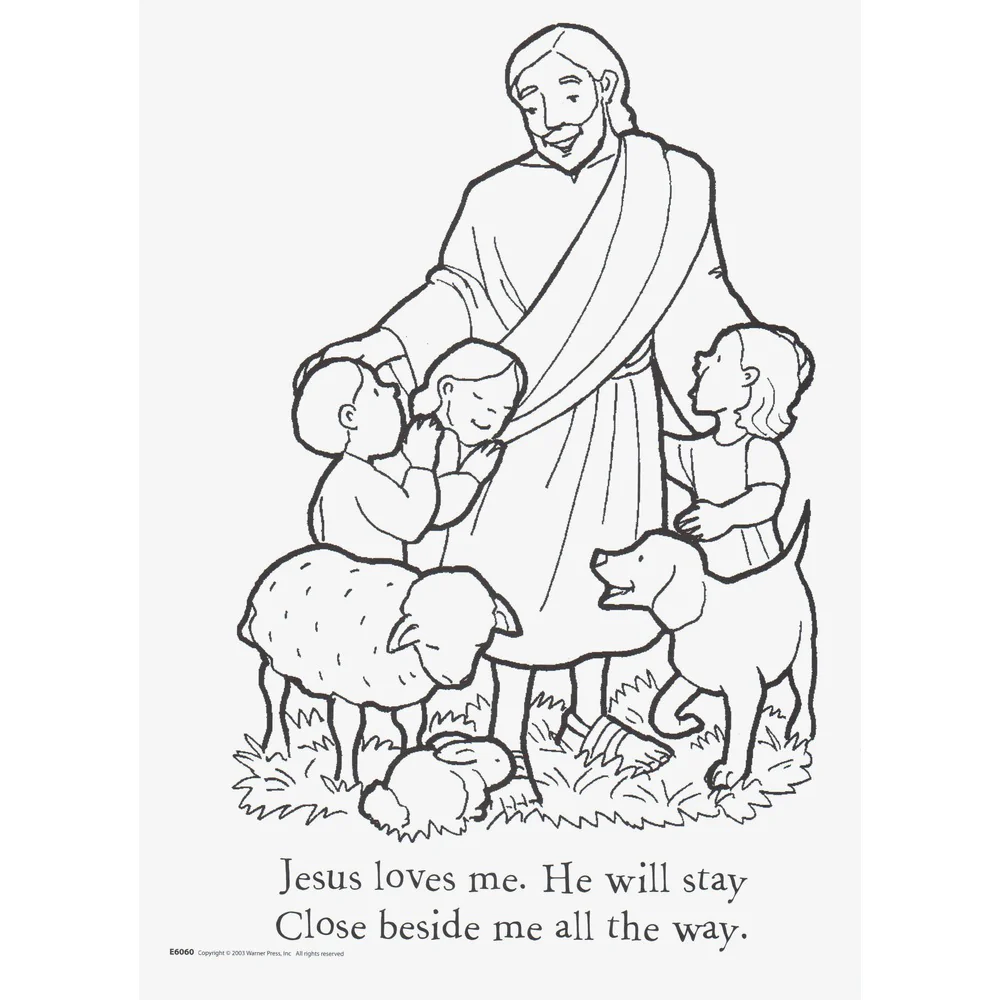 Jesus Loves Me This I Know Coloring Book (Ages 2-5) - Image 3