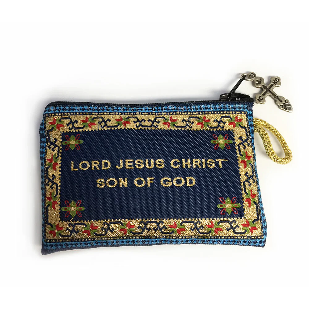 Jesus Prayer Pouch & Wooden Prayer Beads - Image 2