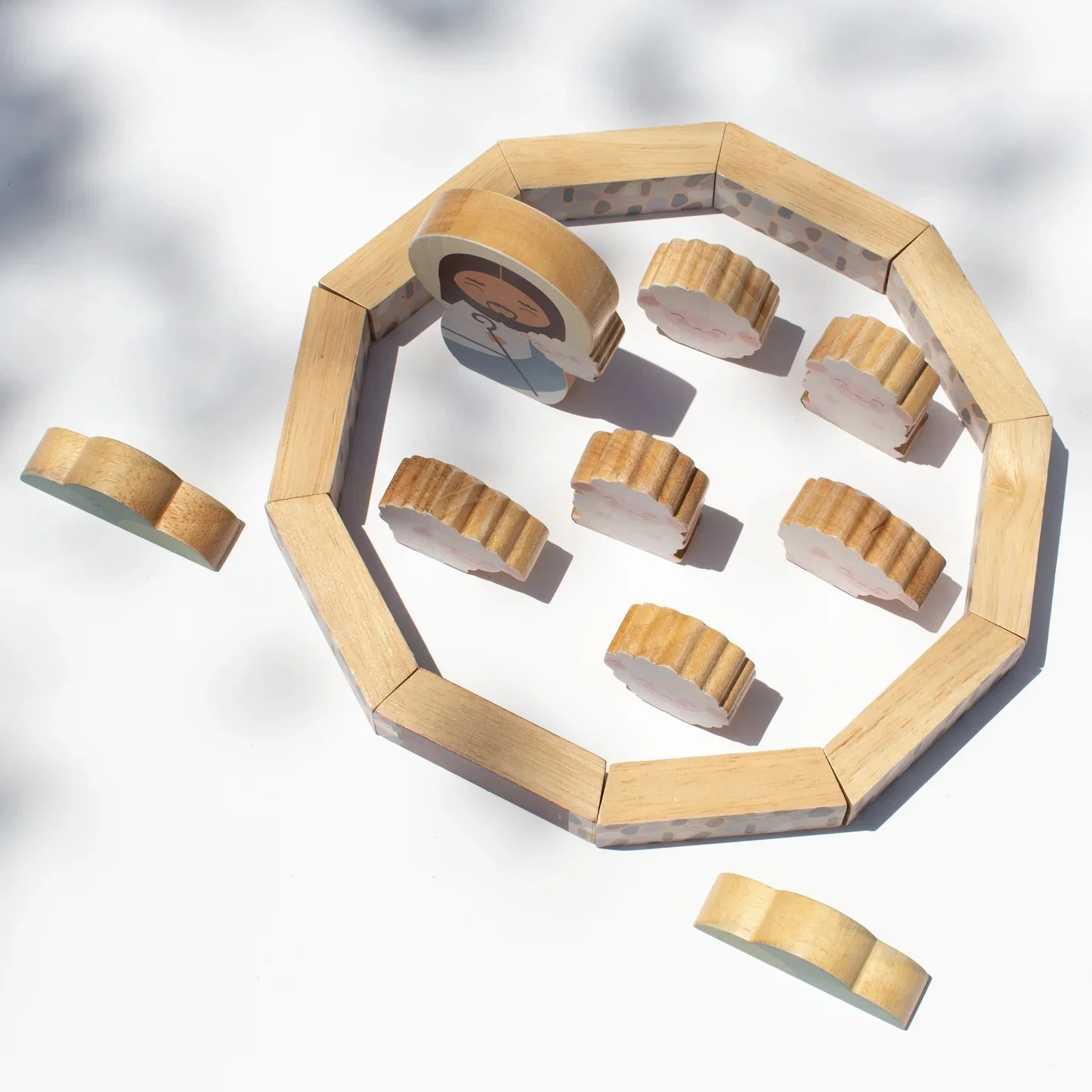 Jesus The Good Shepherd Wooden Playset - Image 2