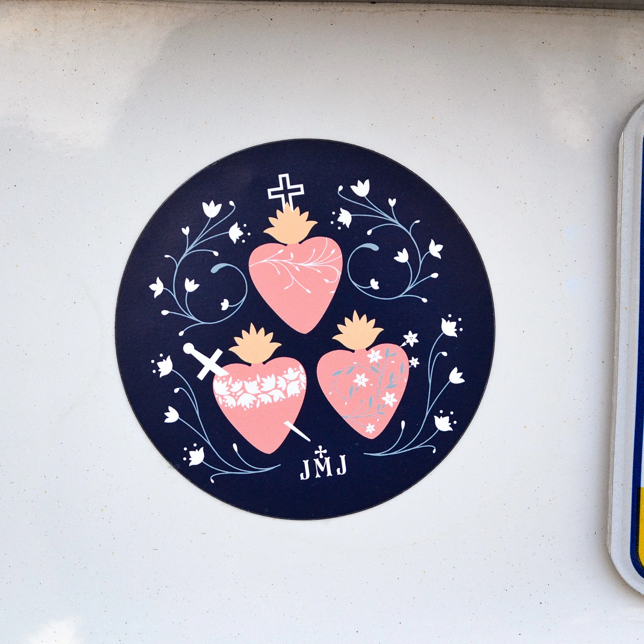 JMJ Three Hearts Car Magnet - Image 3