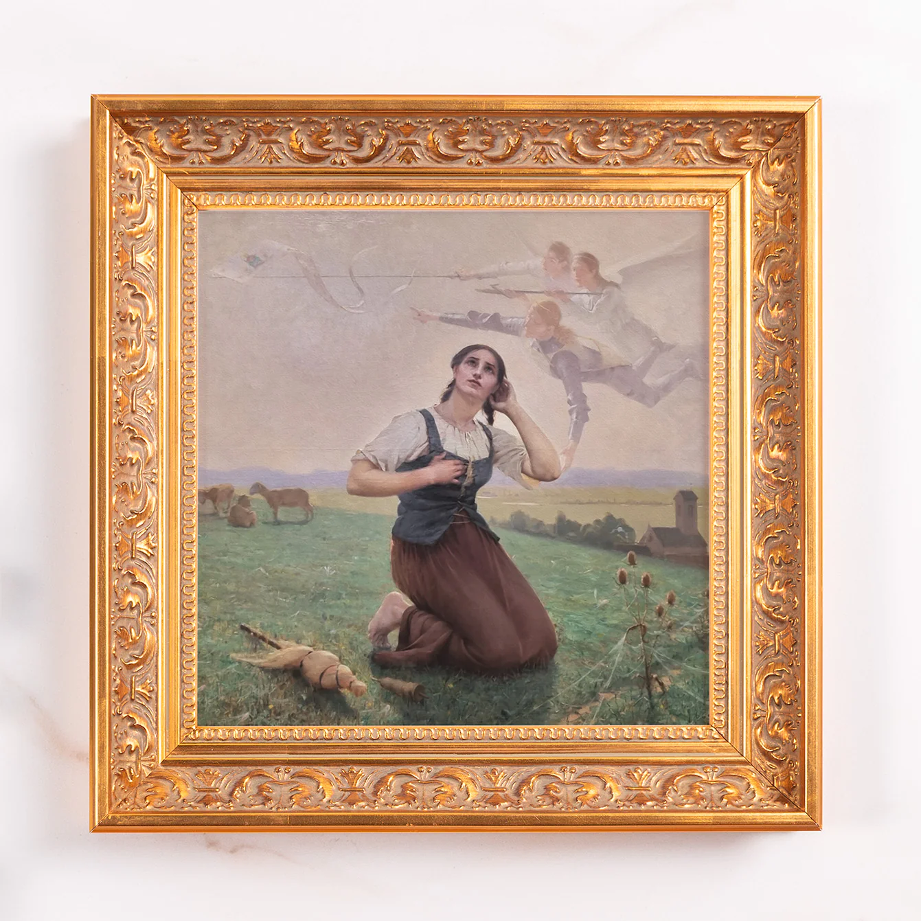 Joan of Arc Framed Canvas - Sacred Mini Collection - Image 5