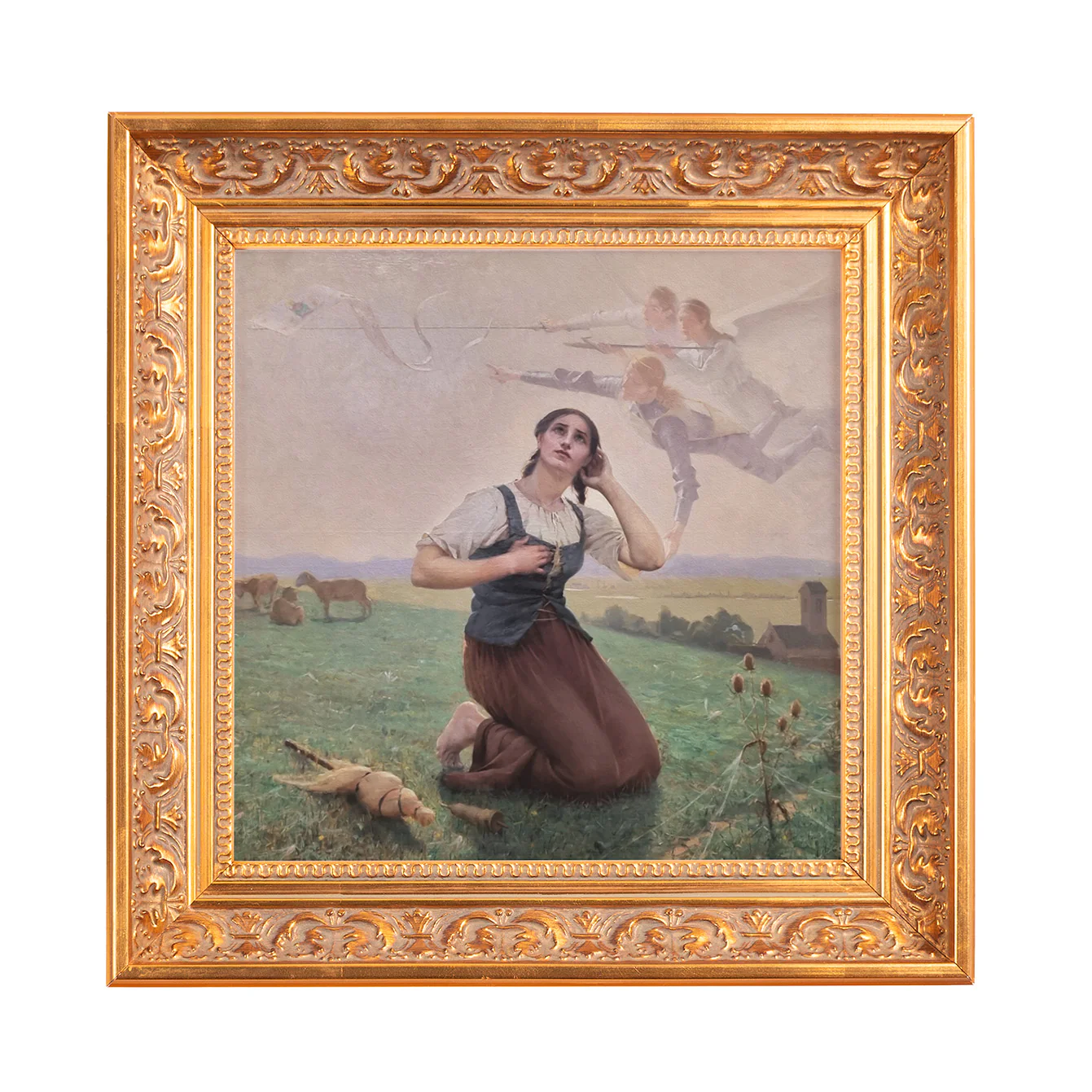 Joan of Arc Framed Canvas - Sacred Mini Collection - Image 6
