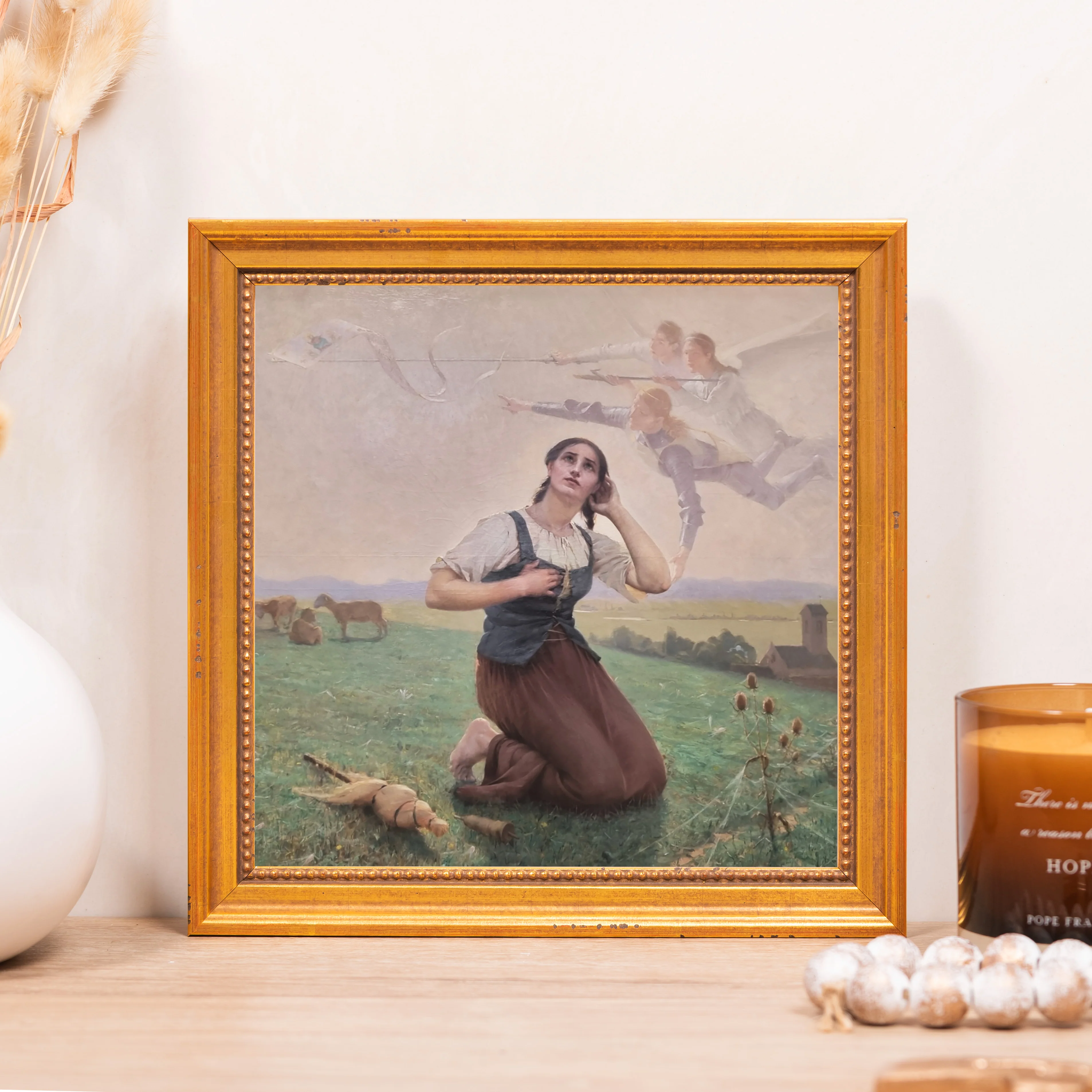 Joan of Arc Framed Canvas - Sacred Mini Collection - Image 7