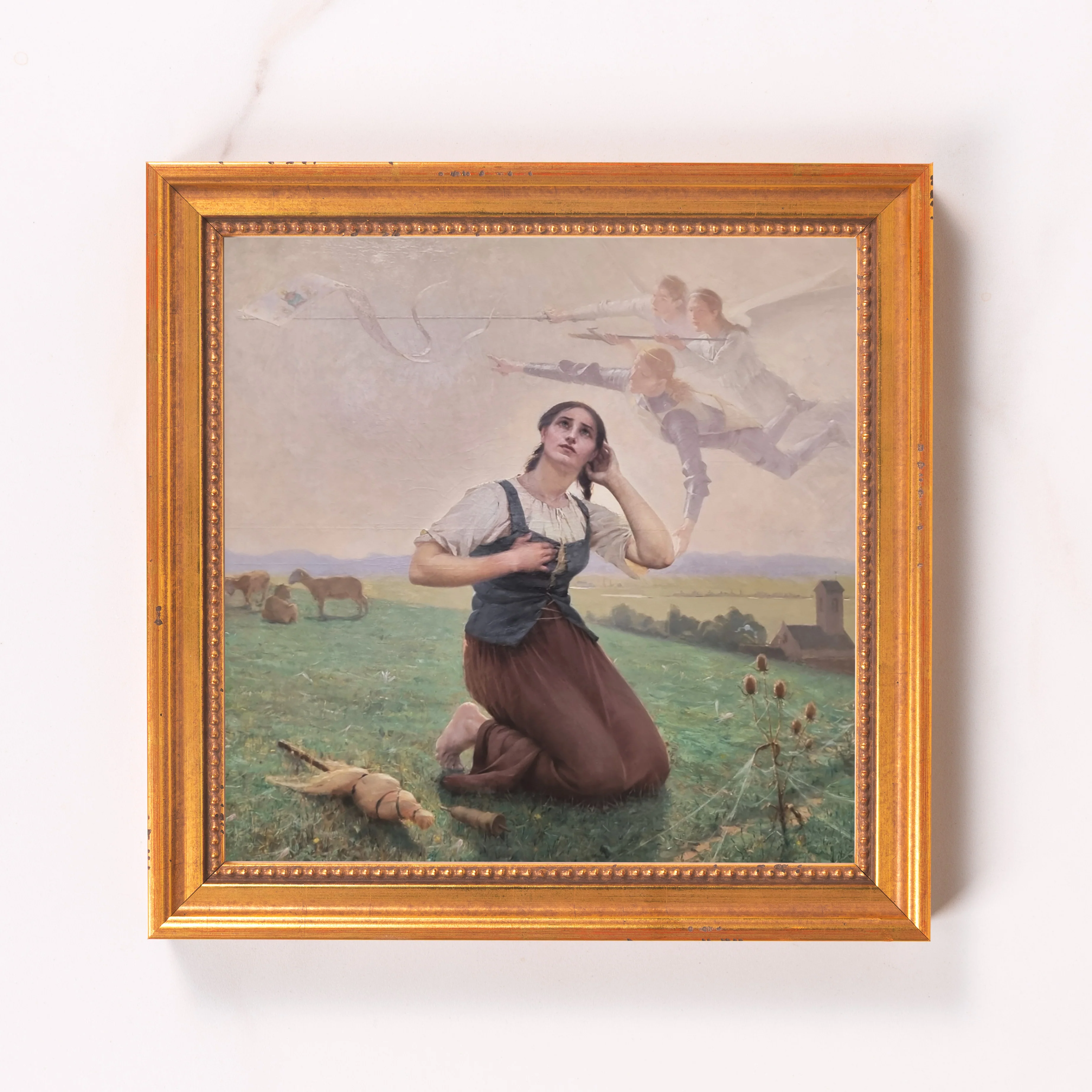 Joan of Arc Framed Canvas - Sacred Mini Collection - Image 8