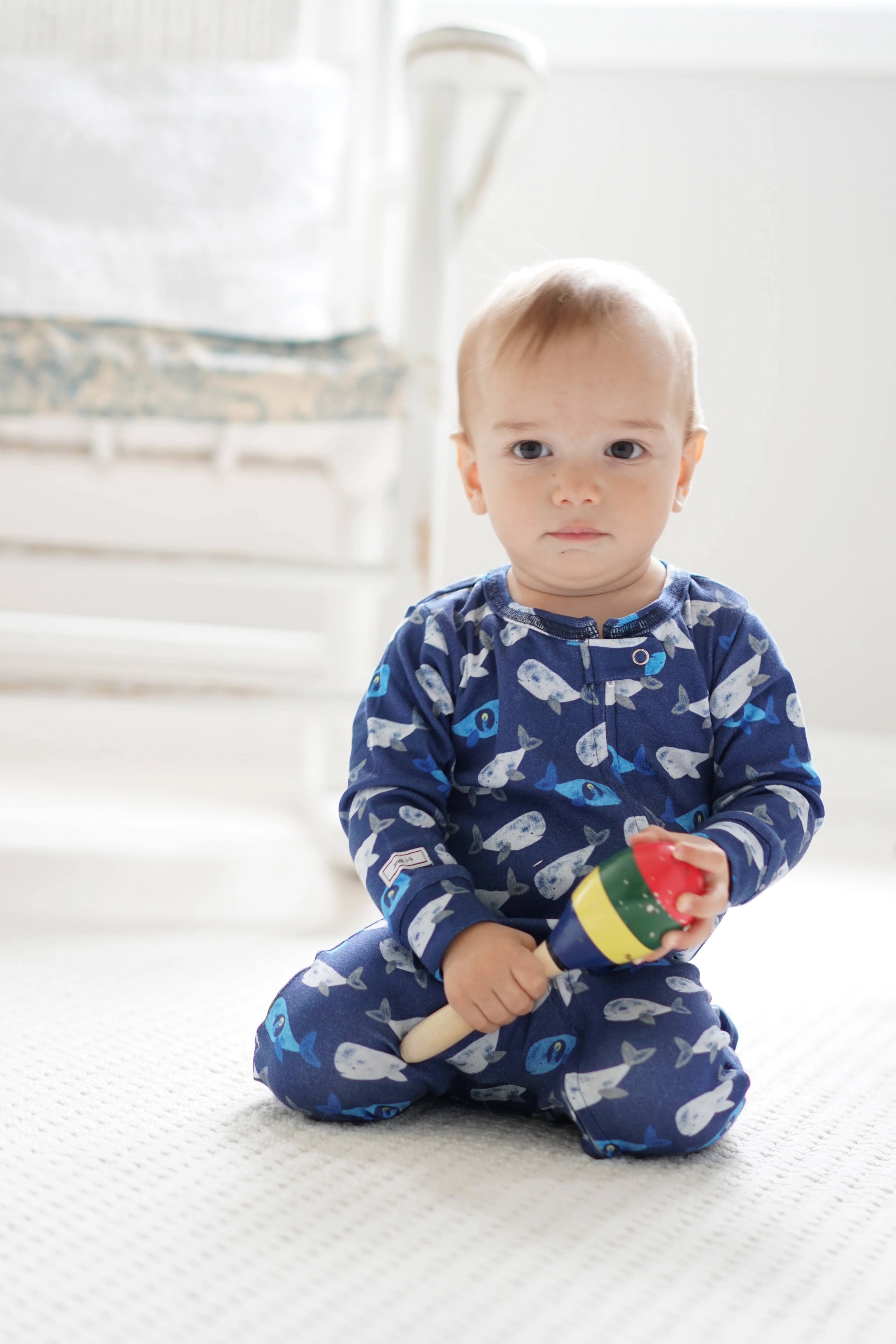 Jonah & the Whale Blue Soft & Comfy Onesie