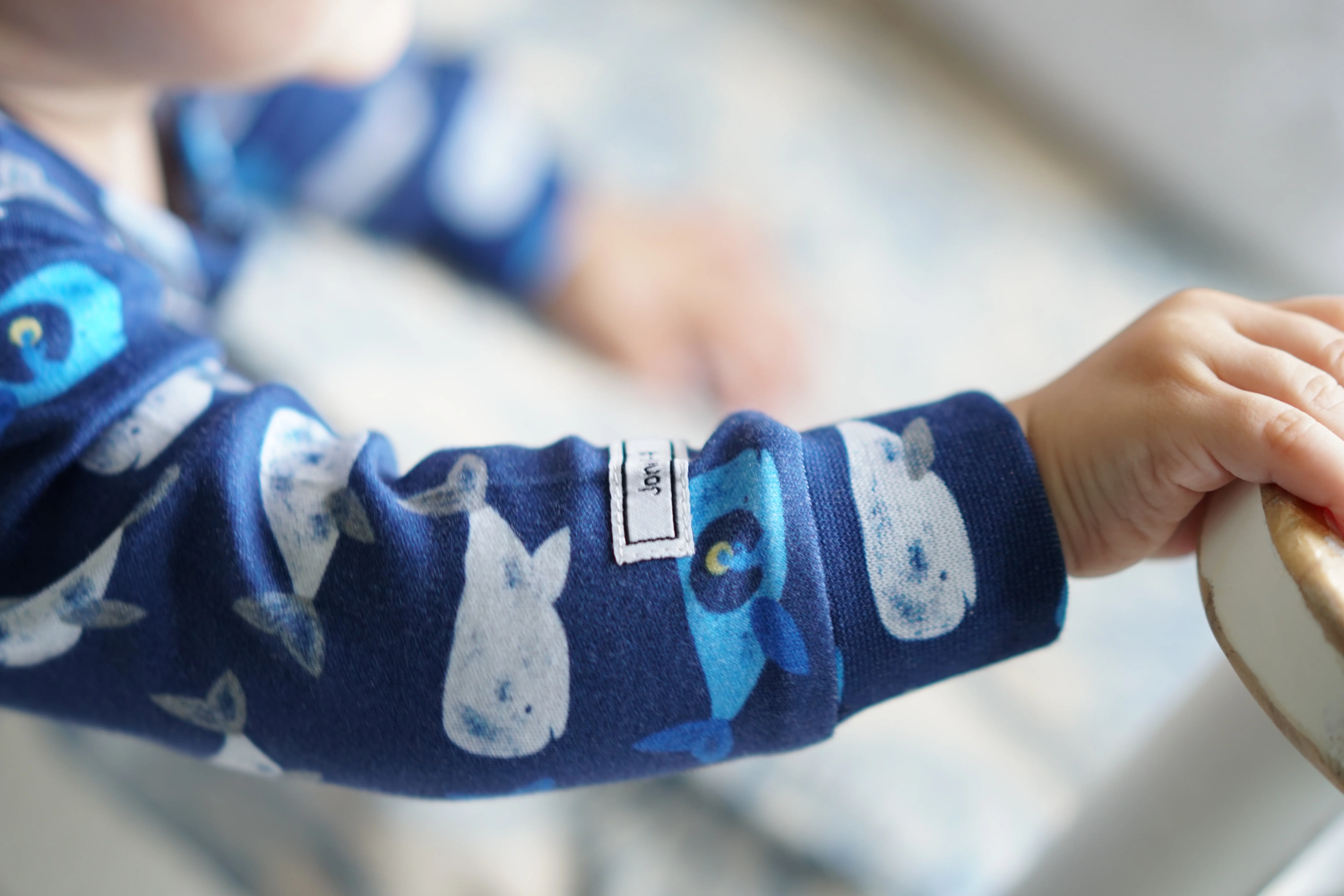 Jonah & the Whale Blue Soft & Comfy Onesie - Image 3
