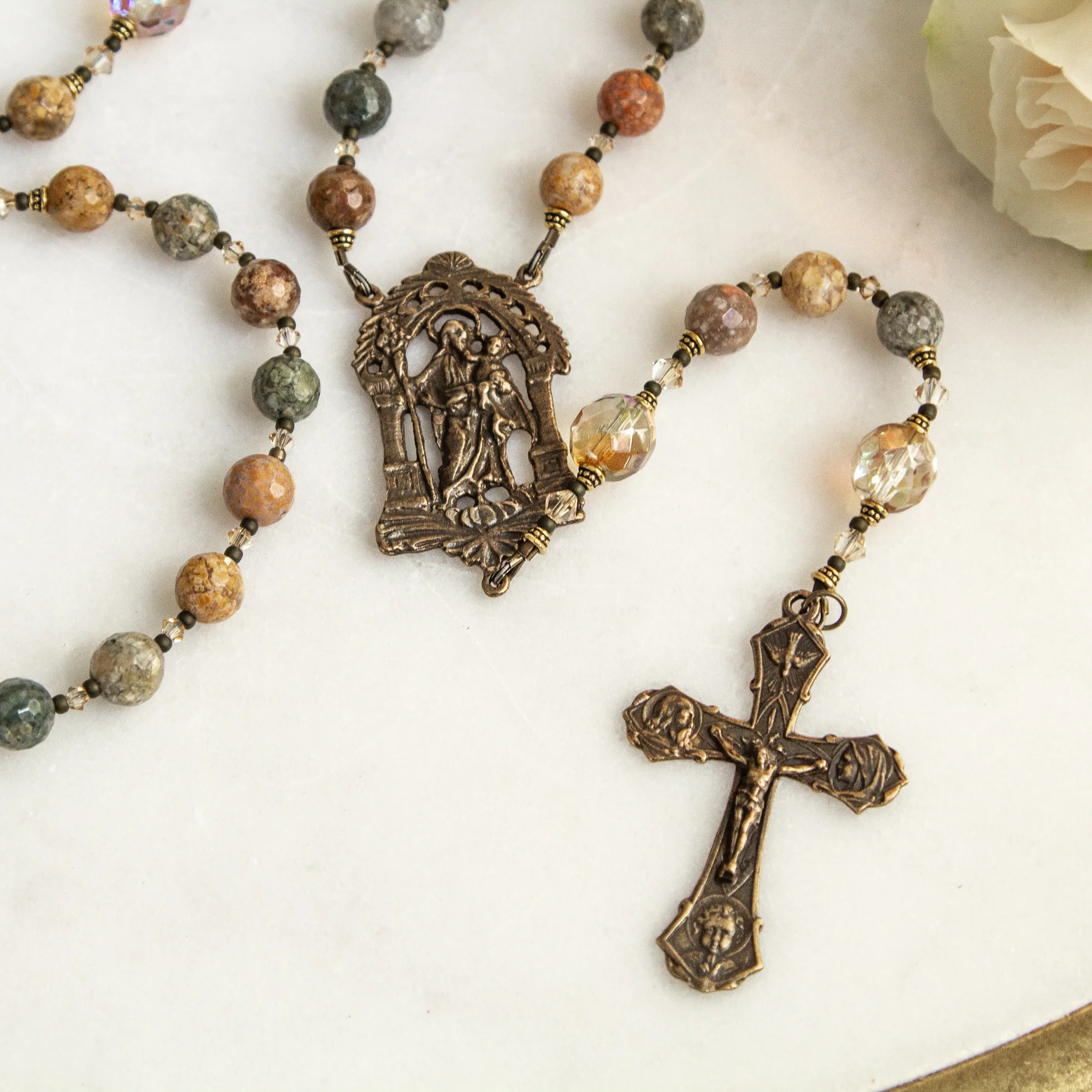 Joseph Head of the Holy Family Rosary - Catholic Company Rosary of the Year 2023 - Image 4