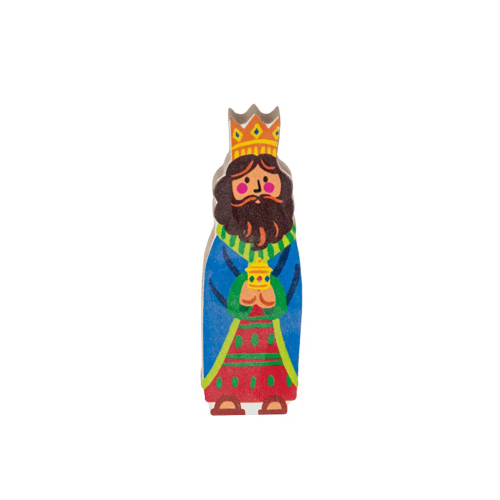 Joyful & Bright Kids Wooden Nativity Scene with Creche Box - 11 Pieces - Image 7