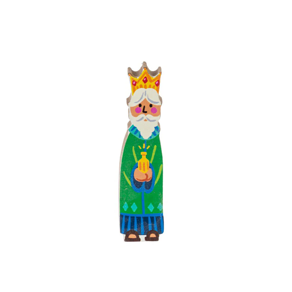 Joyful & Bright Kids Wooden Nativity Scene with Creche Box - 11 Pieces - Image 9