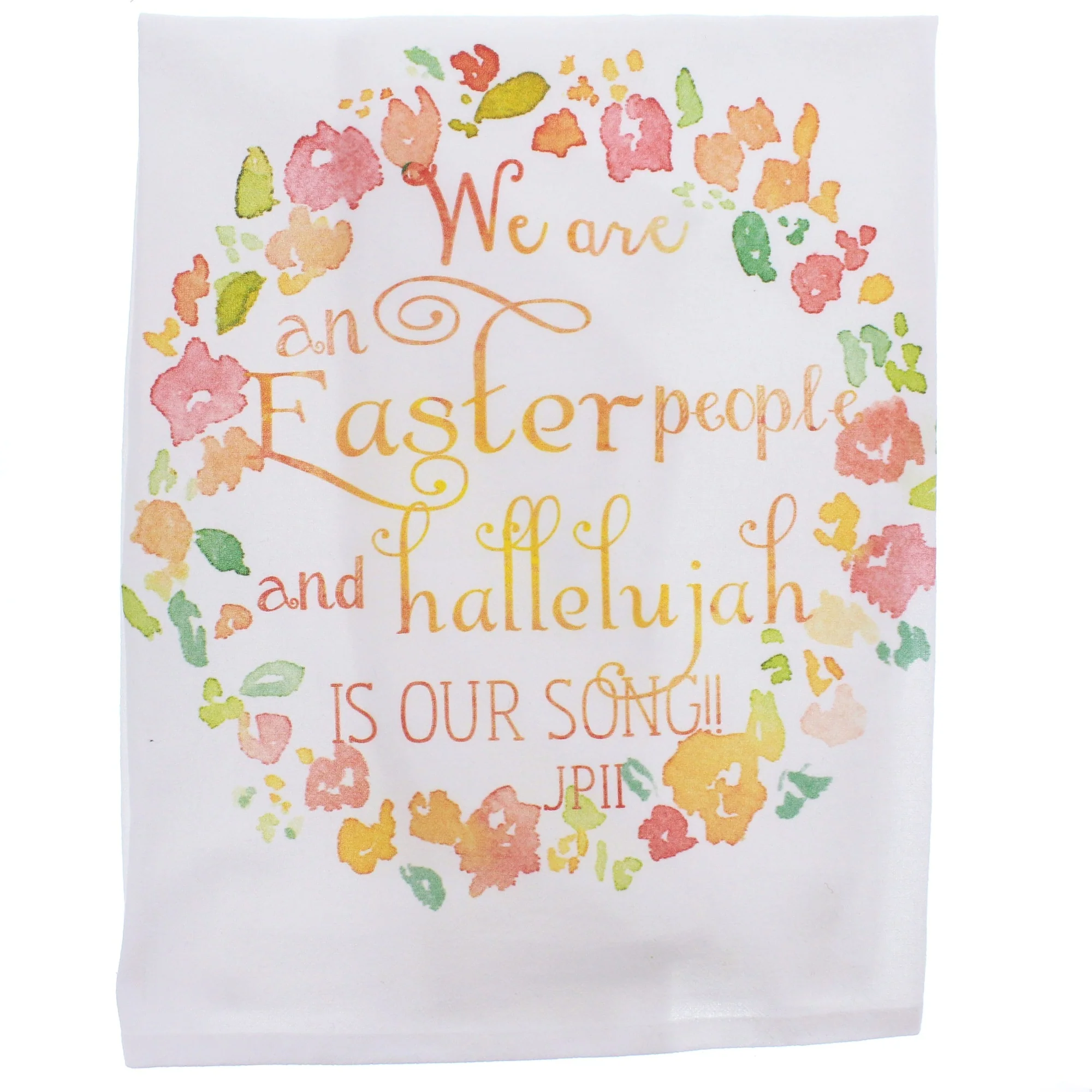 JPII Easter People Dish Towel - Image 2