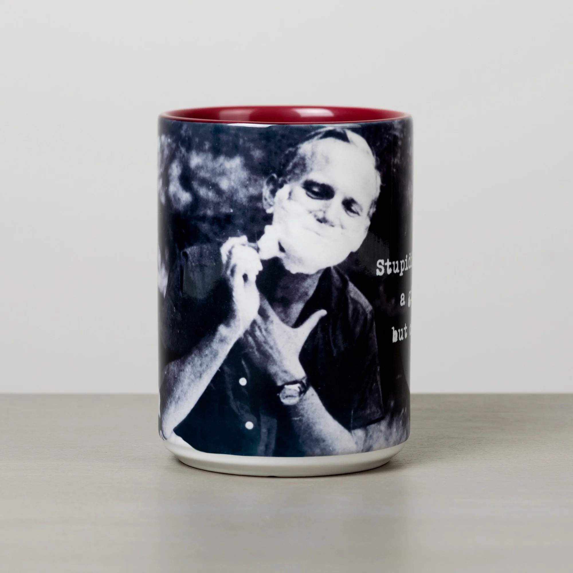 JPII Stupidity Quote Coffee Mug - Image 2