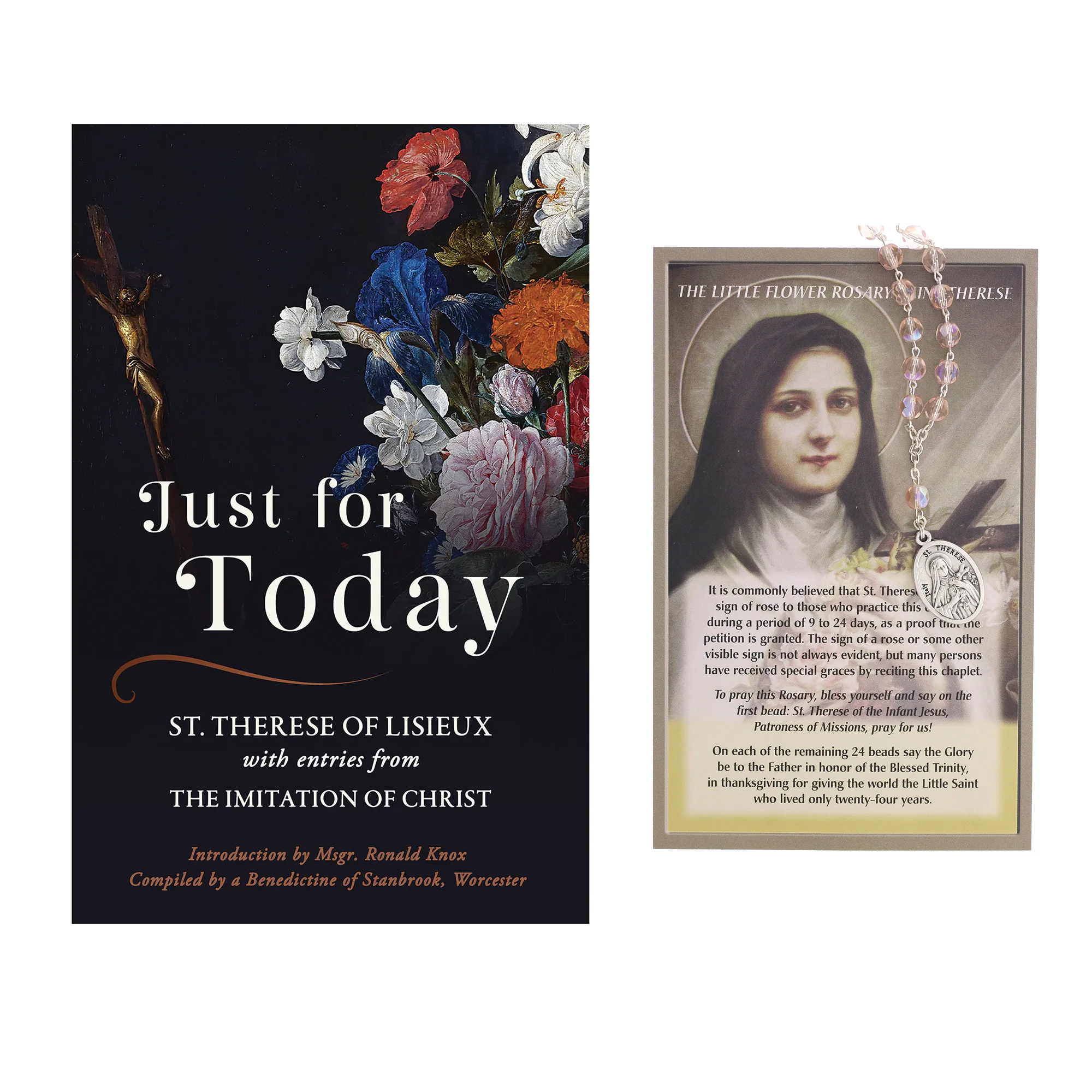 Just for Today Book & Chaplet of St. Therese of Lisieux Gift Set - Image 2