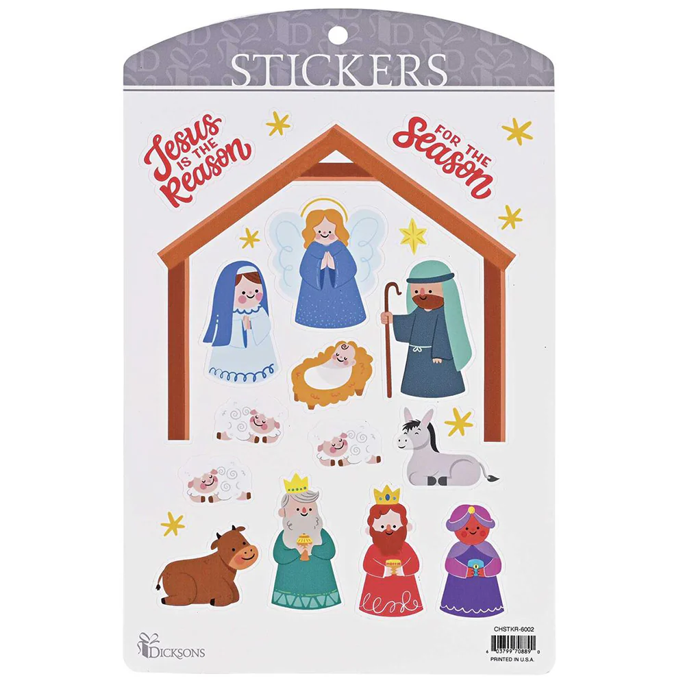 Kids Nativity Collection Vinyl Stickers - Image 2