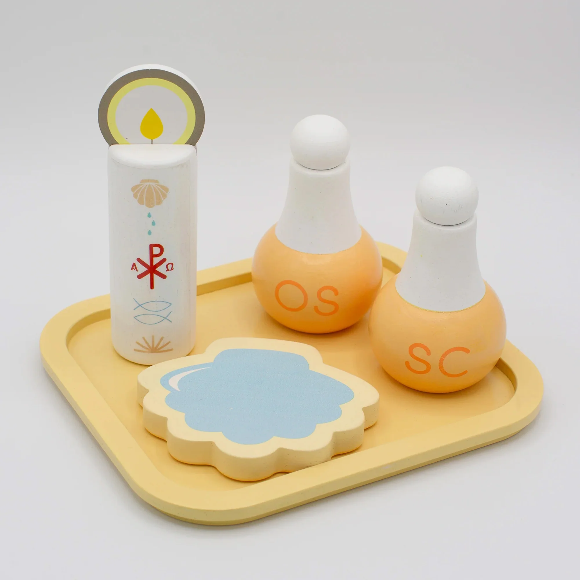 Kids Wooden Baptism Play Set - Image 3