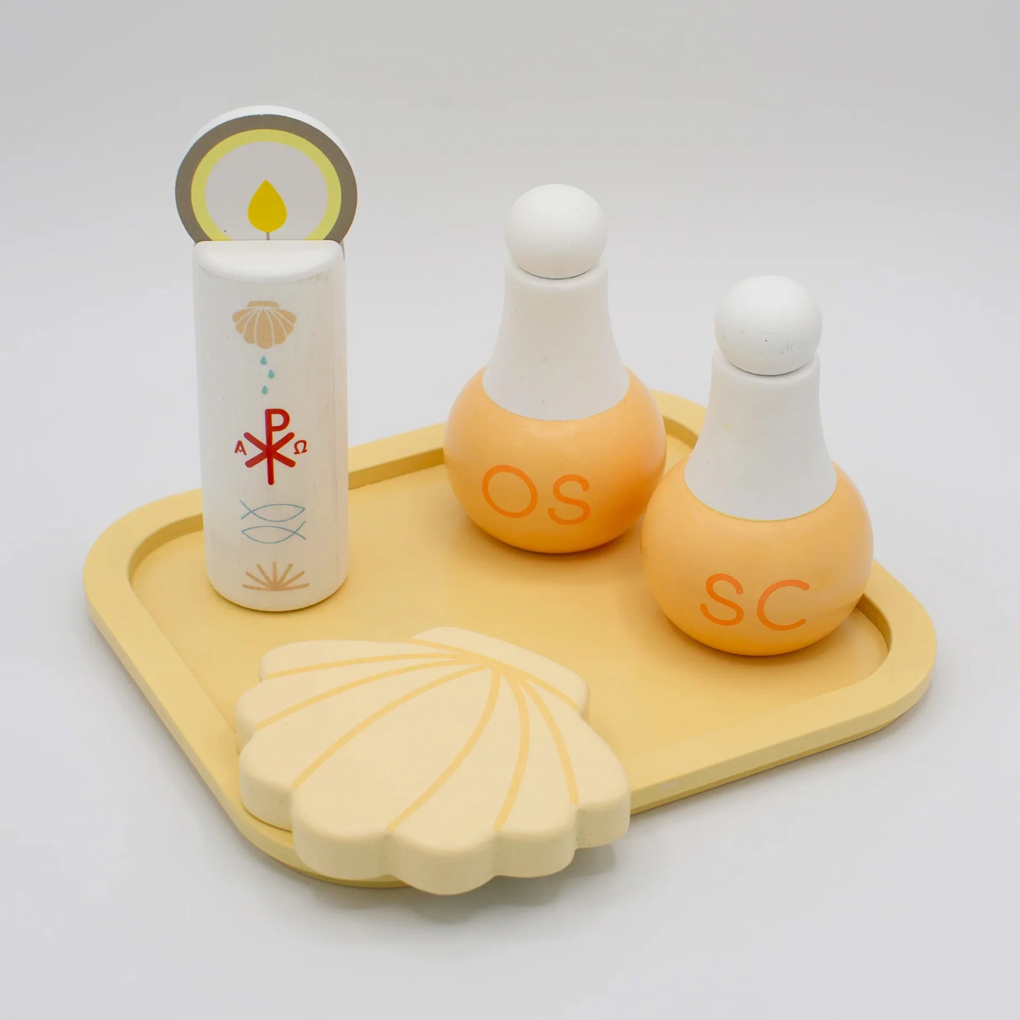 Kids Wooden Baptism Play Set - Image 4