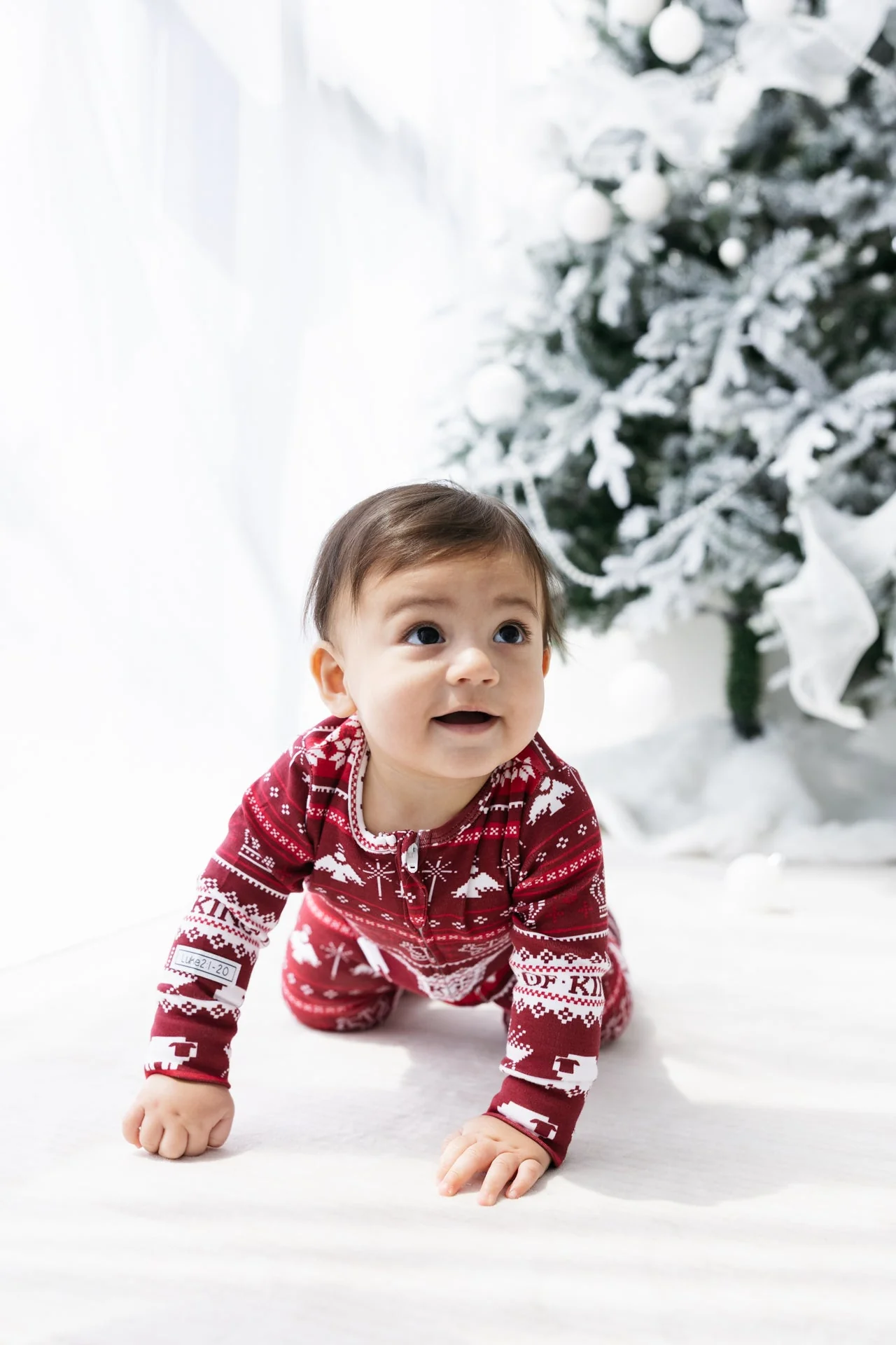 King of Kings Ruby Red Footed Onesie Cotton - Image 3