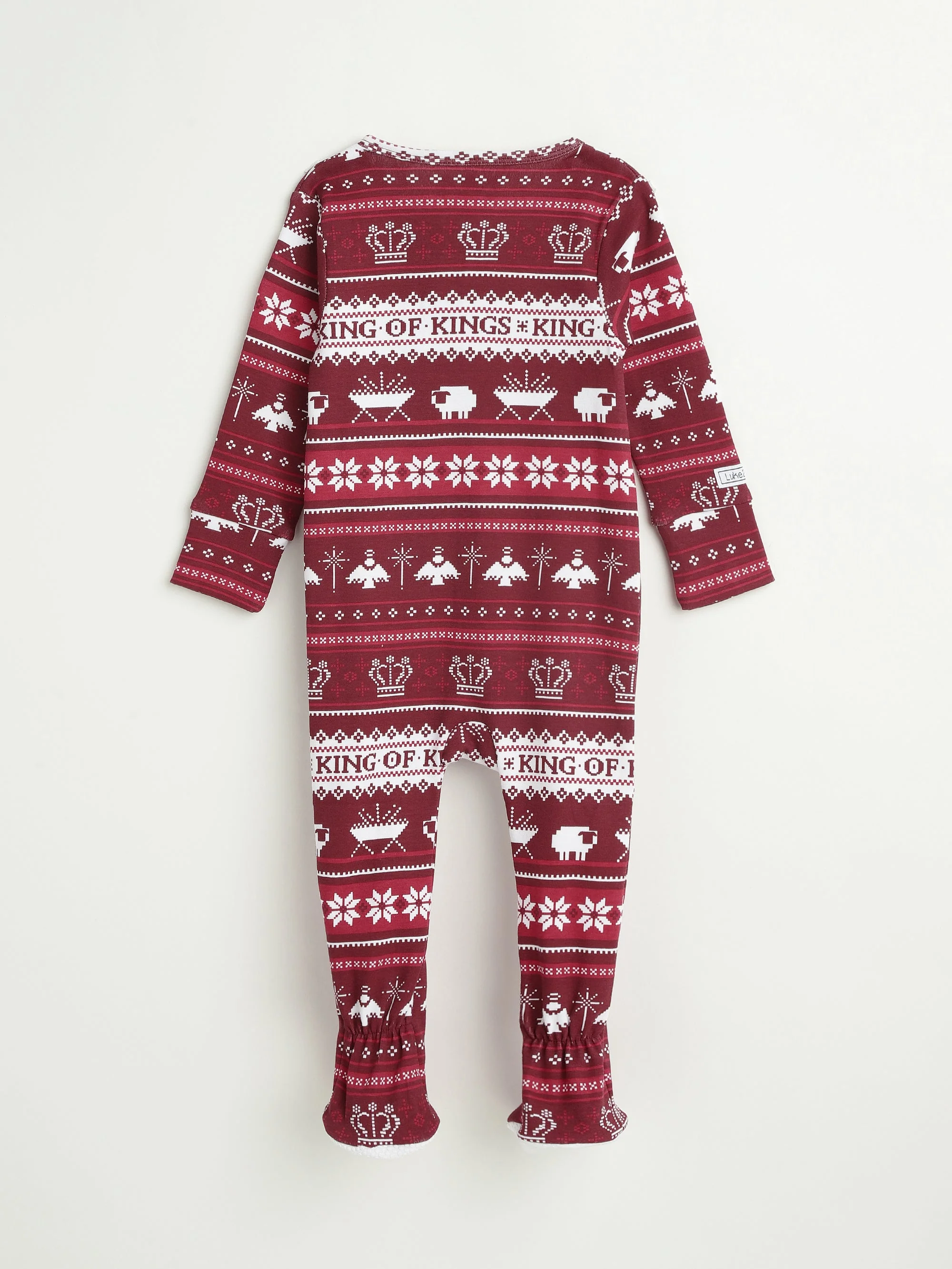 King of Kings Ruby Red Footed Onesie Cotton - Image 7