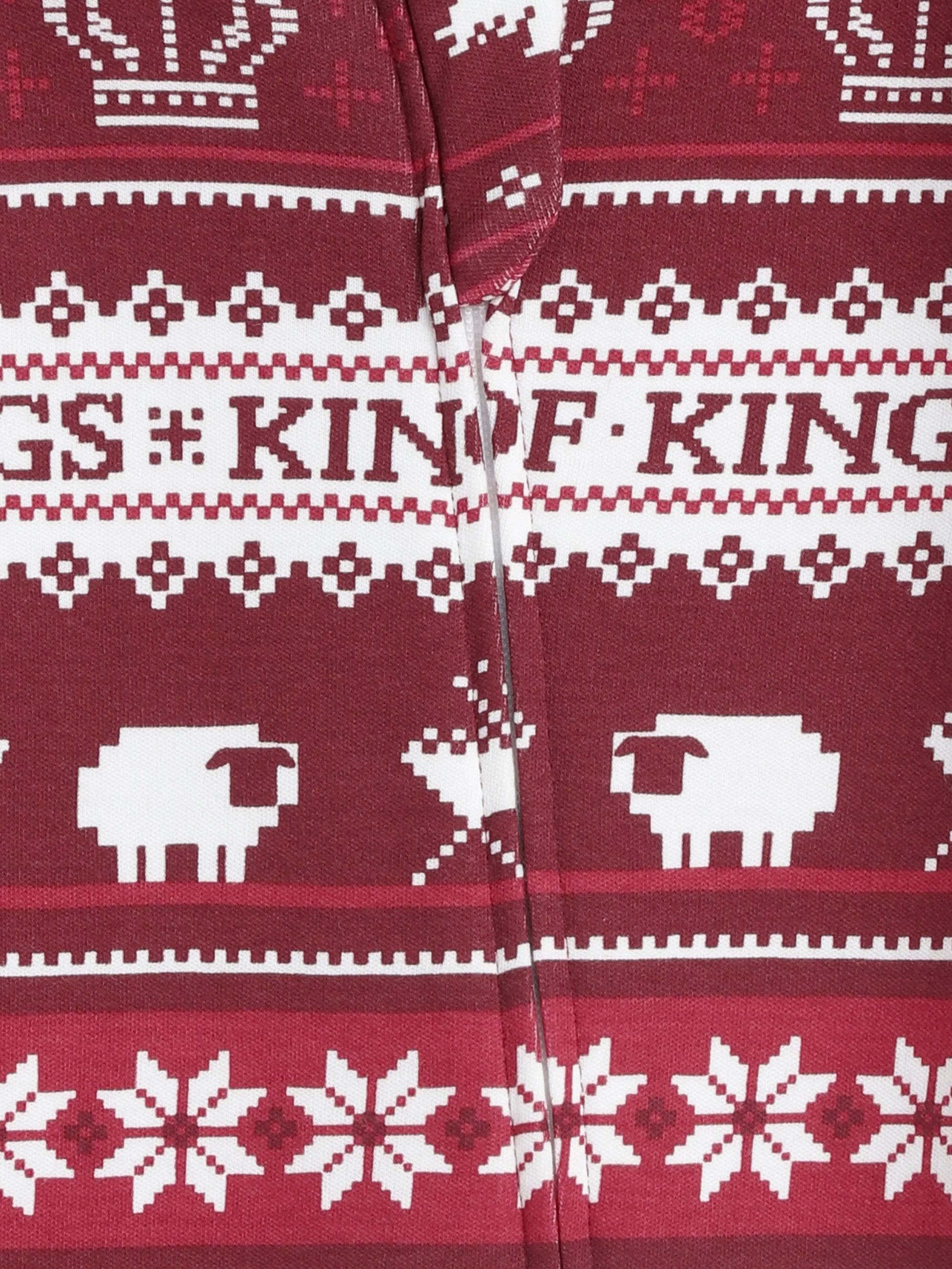 King of Kings Ruby Red Footed Onesie Cotton - Image 9