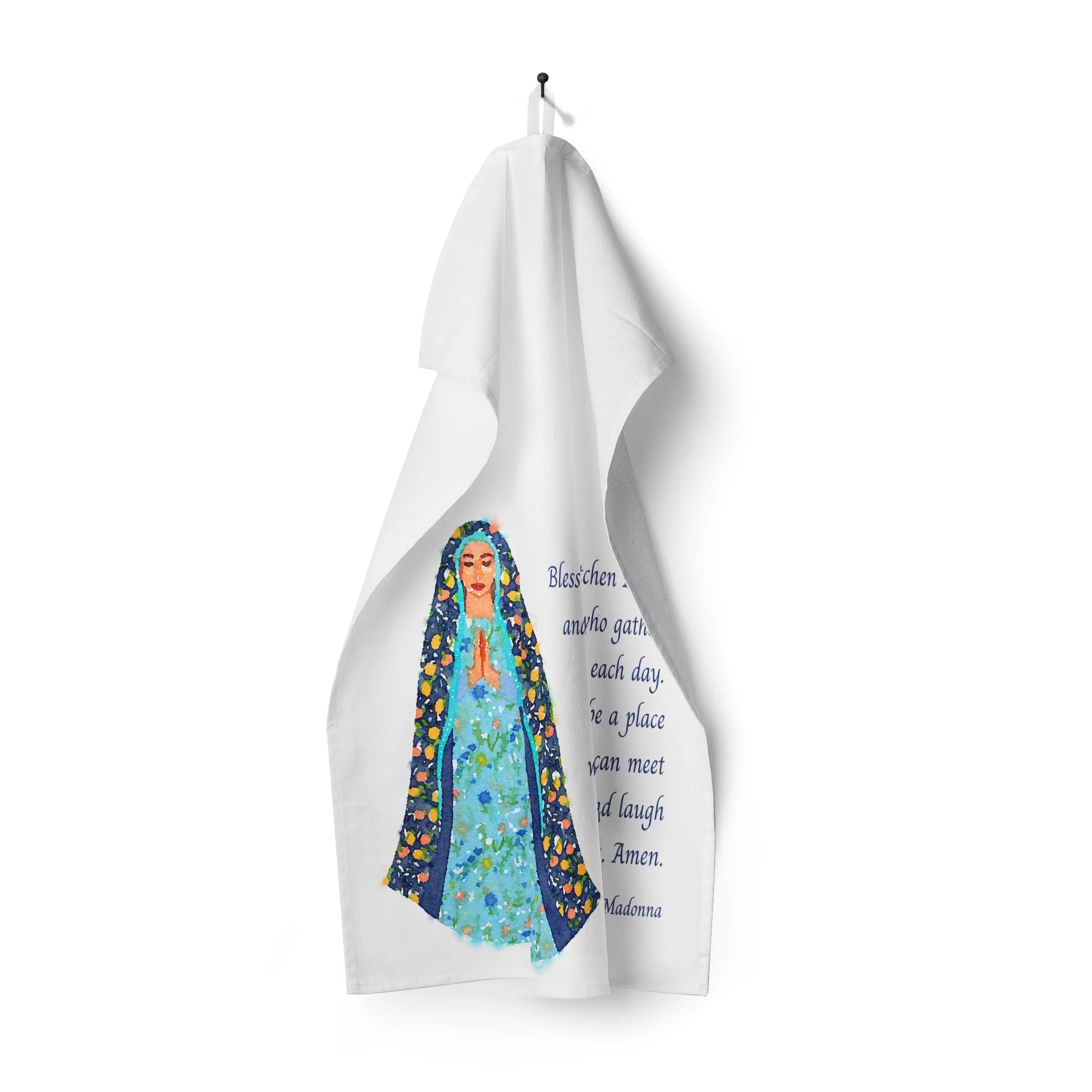 Kitchen Madonna Dish Towel - Image 2