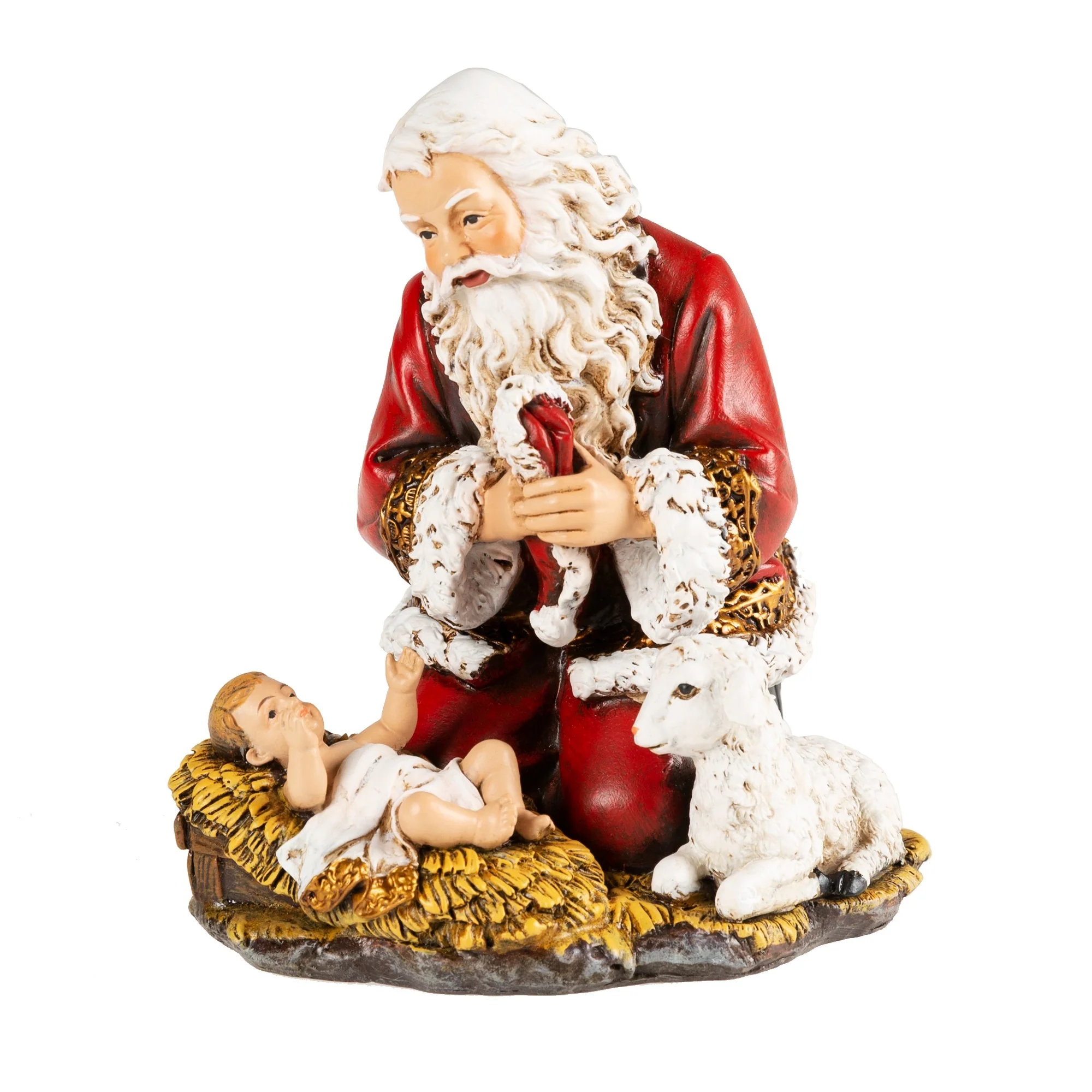 Kneeling Santa Figure, 5" - Image 2
