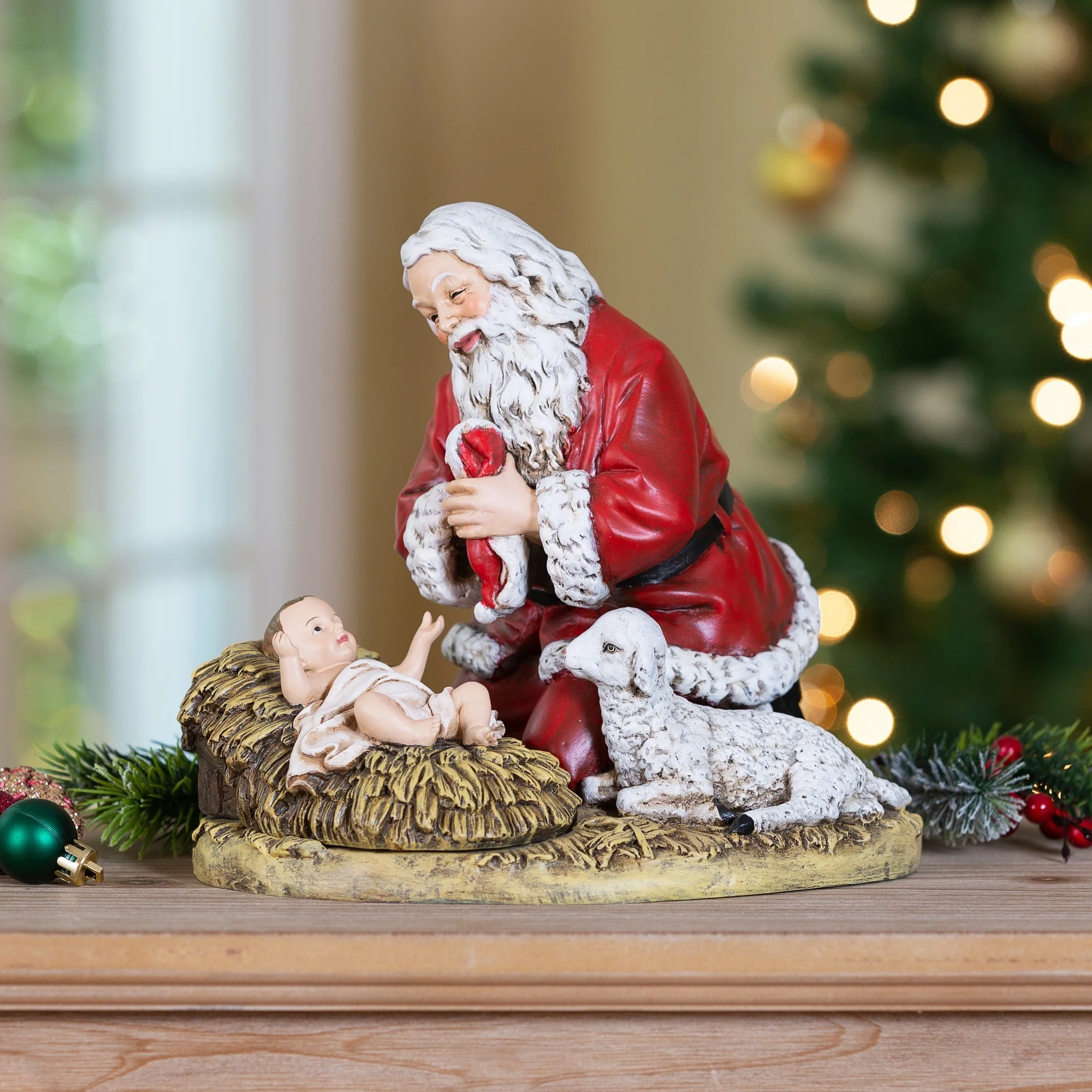 Kneeling Santa Figure 8" - Image 2