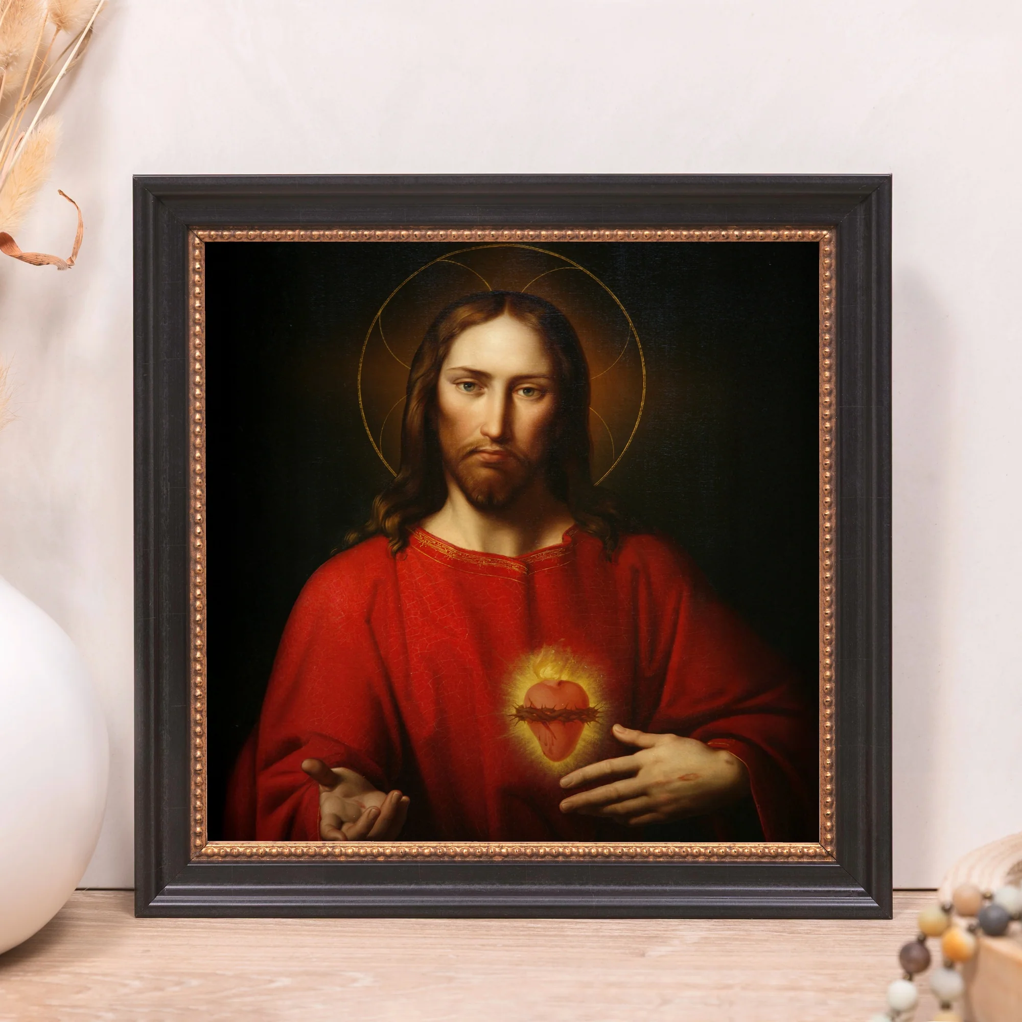 Kupelwieser's Sacred Heart of Jesus Framed Canvas - Sacred Mini Collection - Image 11