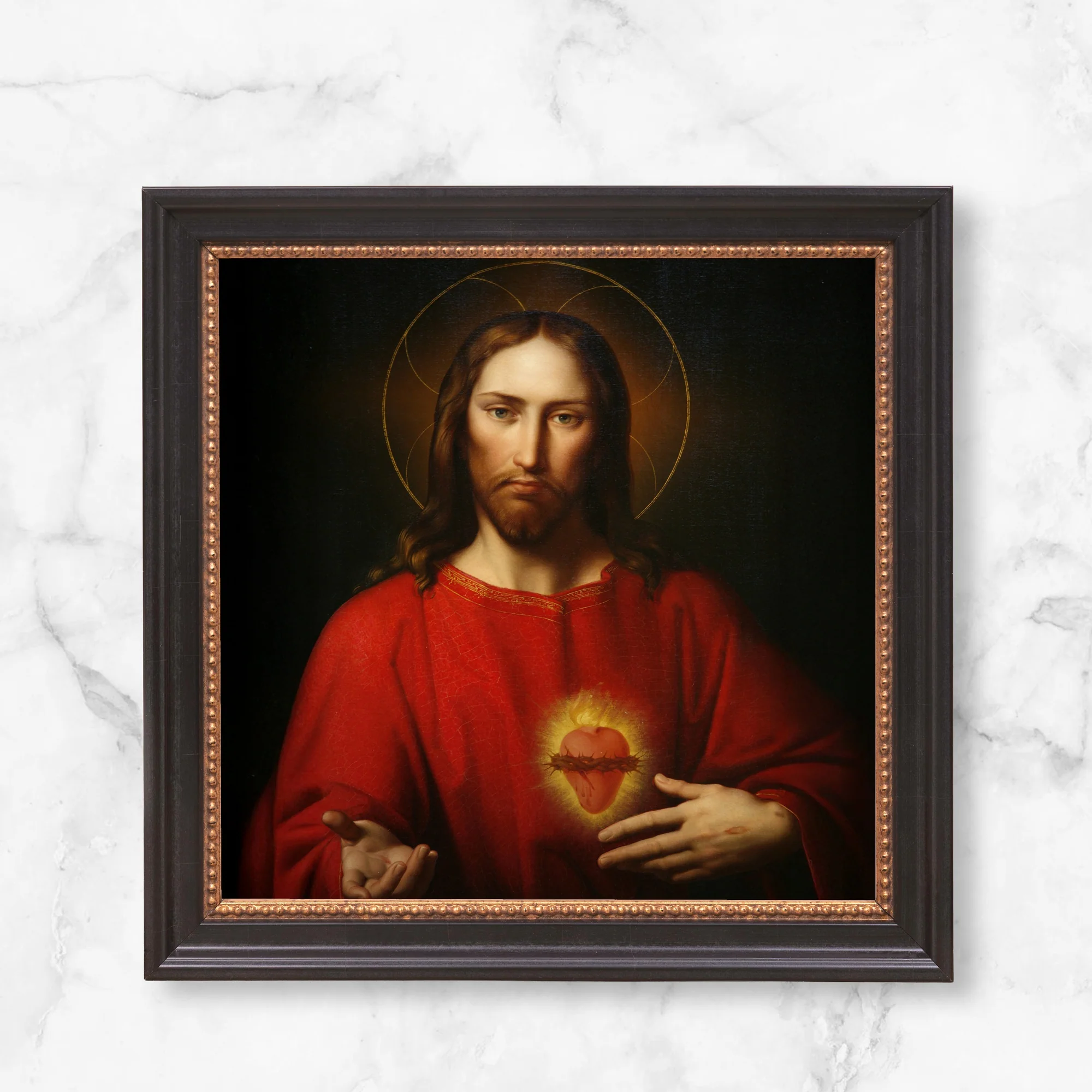 Kupelwieser's Sacred Heart of Jesus Framed Canvas - Sacred Mini Collection - Image 12
