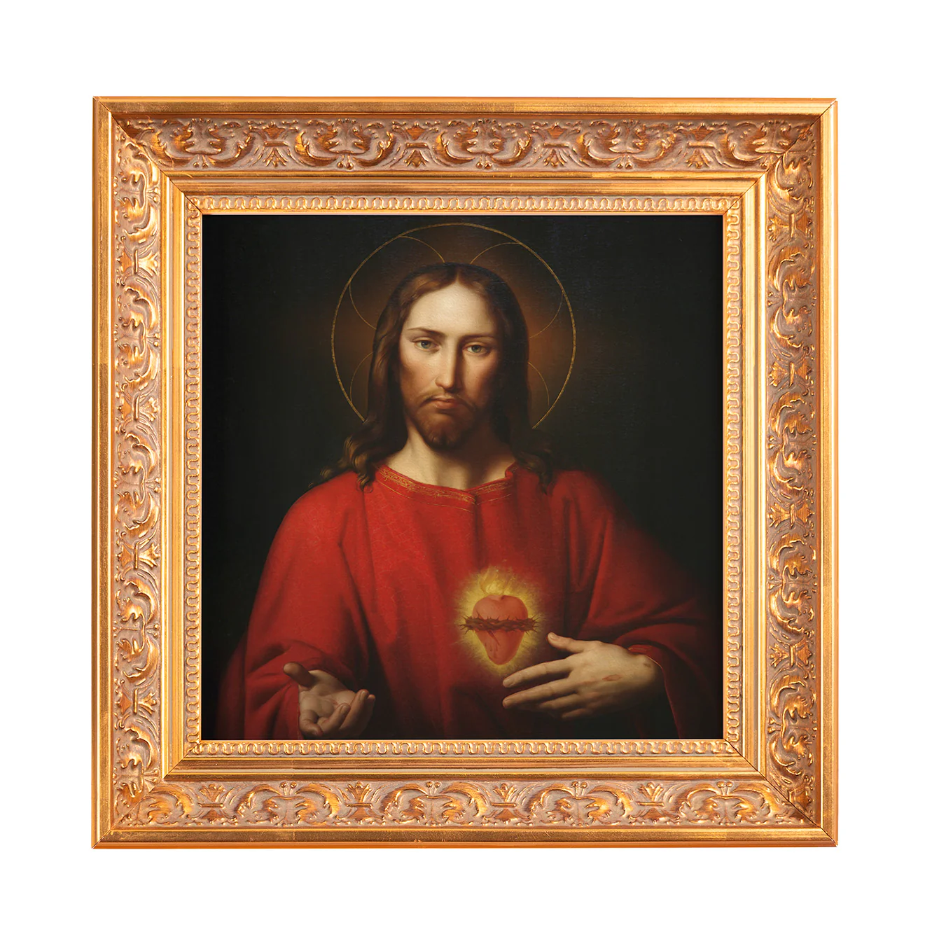 Kupelwieser's Sacred Heart of Jesus Framed Canvas - Sacred Mini Collection - Image 3
