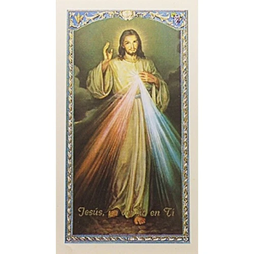 La Coronilla de la Divina Misericordia  (The Divine Mercy Chaplet) – Spanish Prayer Card