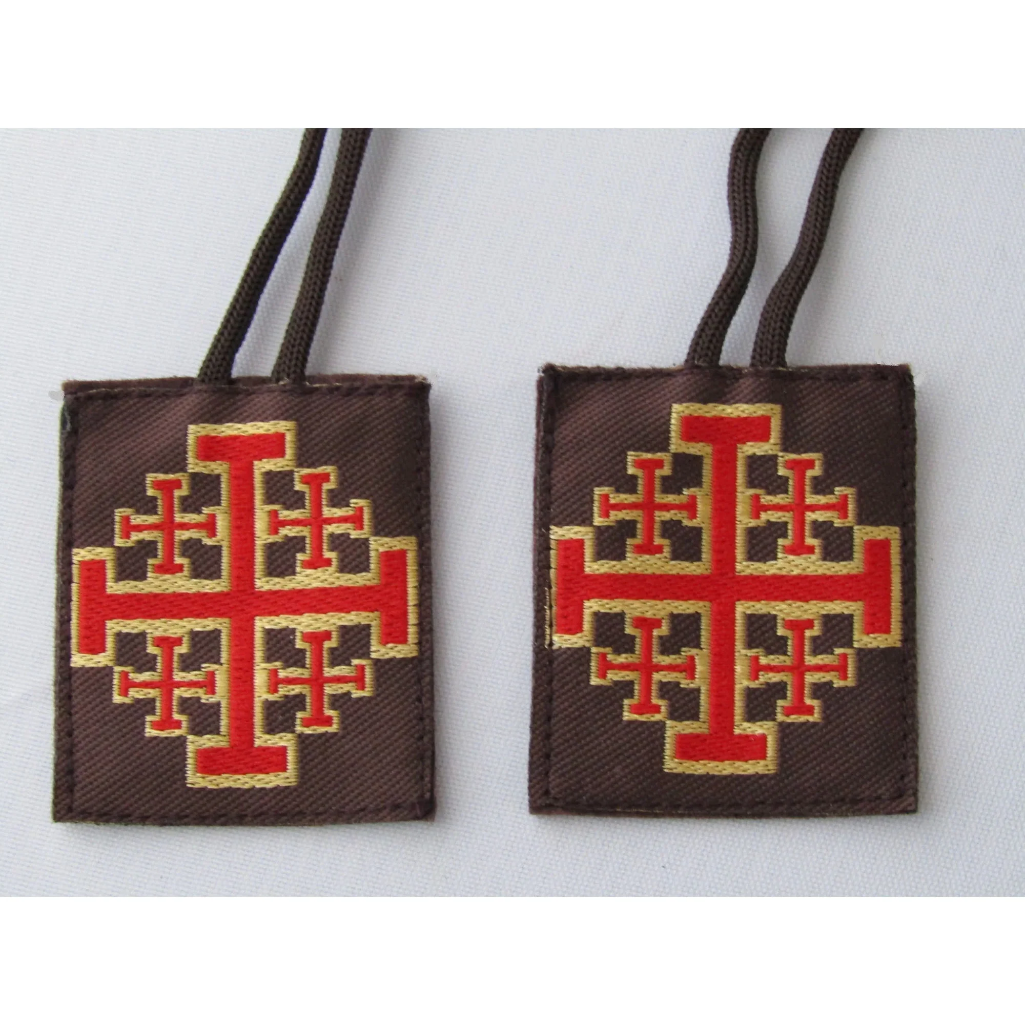 Large Jerusalem Cross Scapular