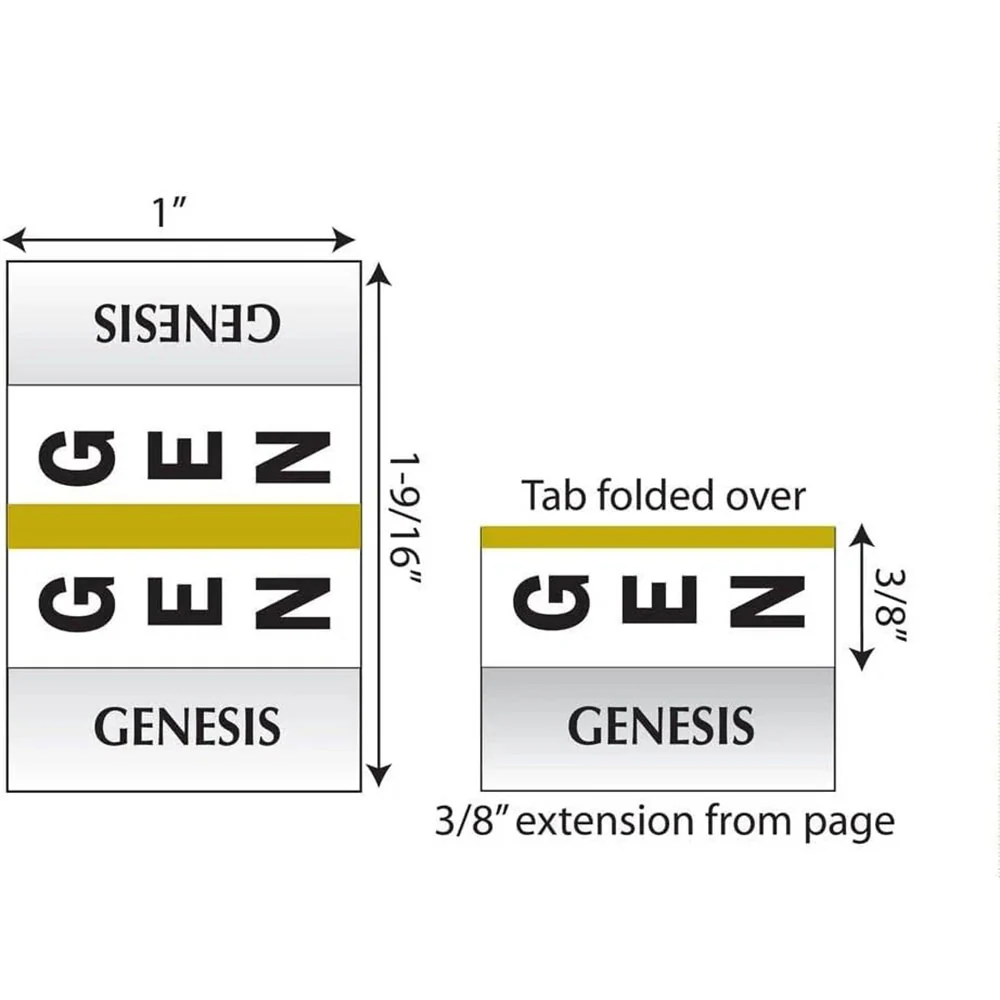 Large Print Bible Tabs - Image 3
