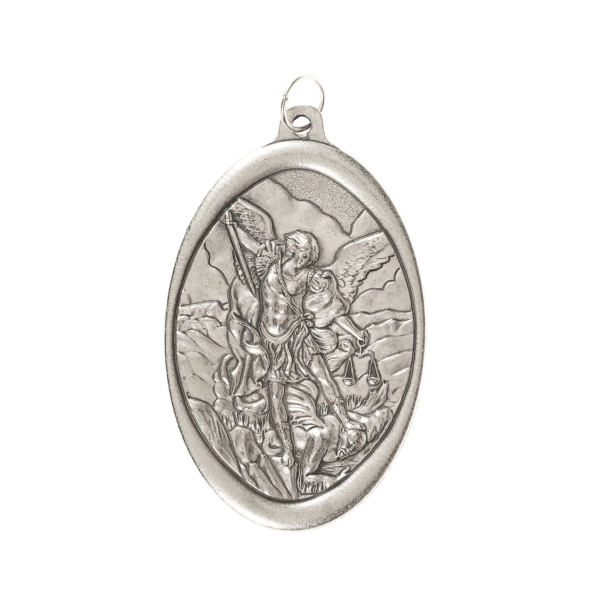 Large  St. Michael/Guardian Angel Medal for Home Use