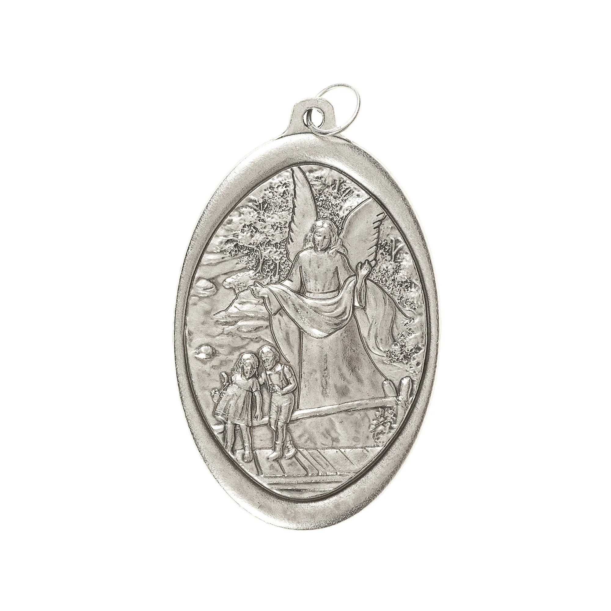 Large  St. Michael/Guardian Angel Medal for Home Use - Image 2