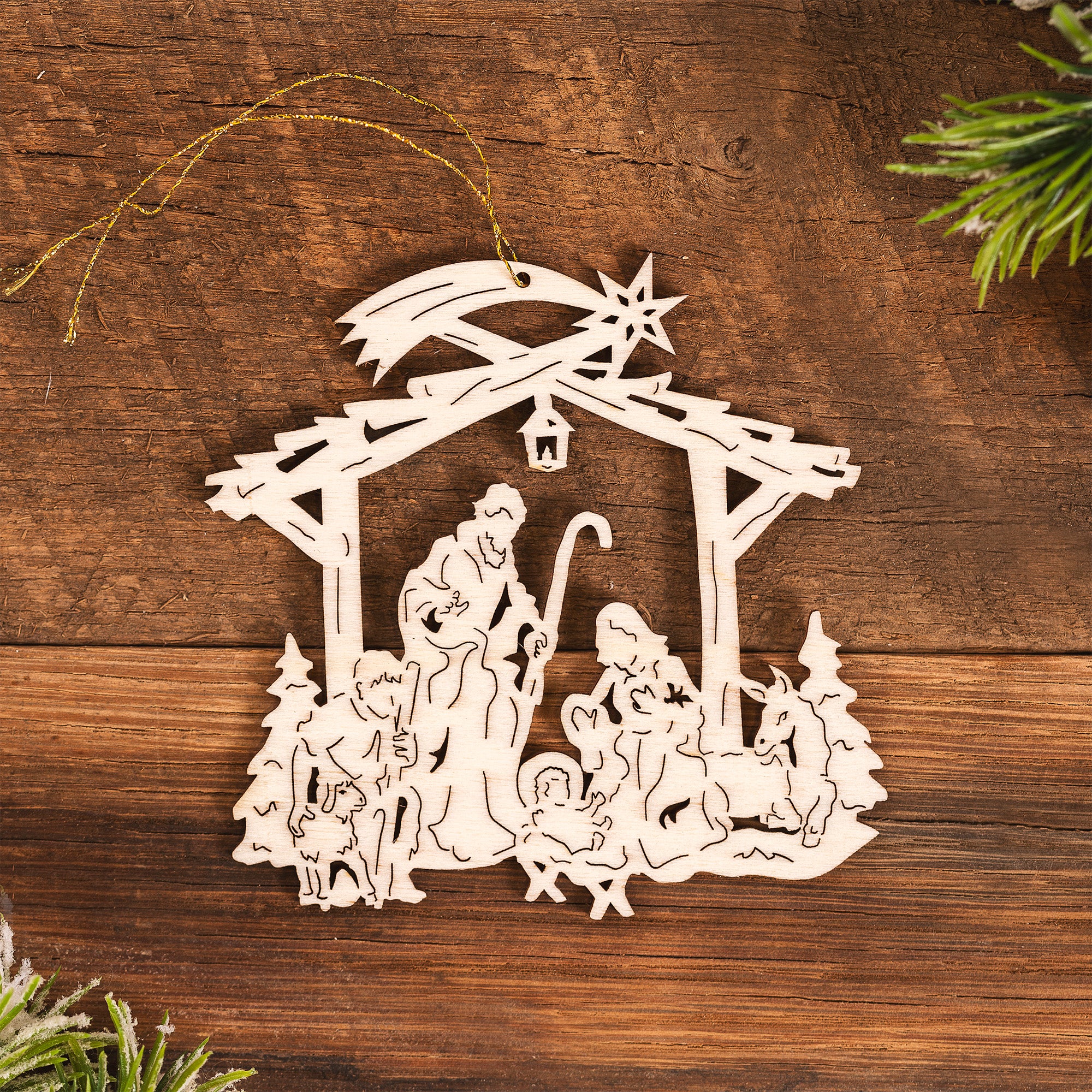 Laser Cut Italian Nativity Ornament - Image 2