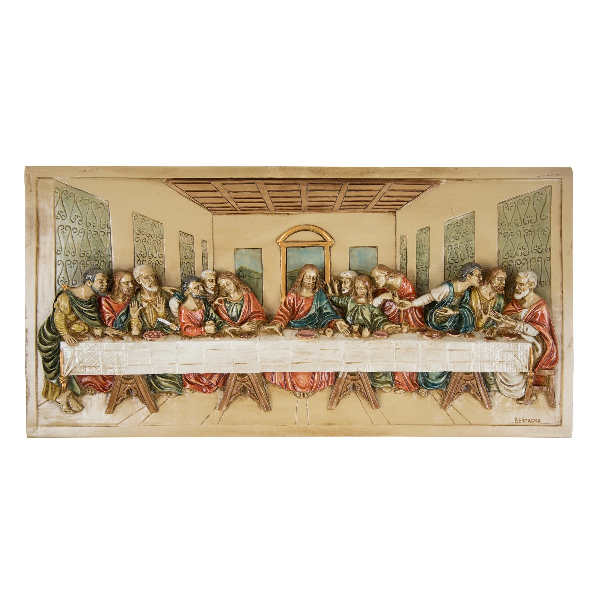 Last Supper 3D Italian Plaque - Image 2