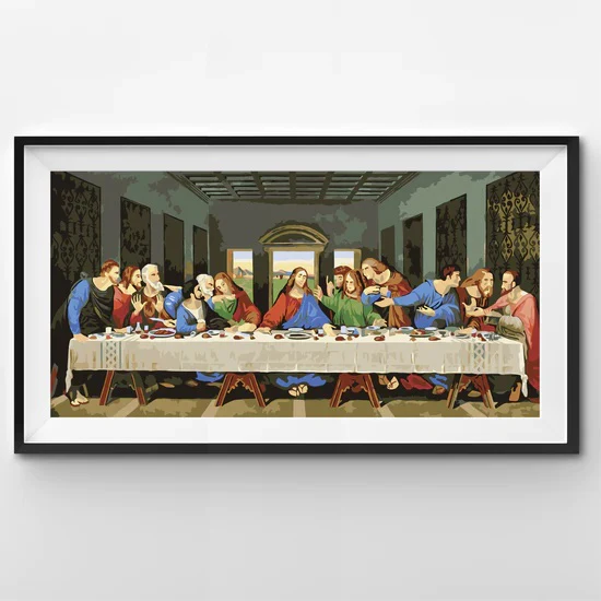 Last Supper Custom Paint By Numbers Set - Image 3