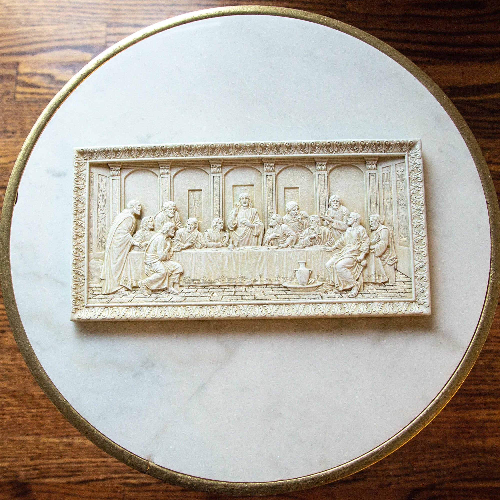 Last Supper Ivory Finish Plaque - Image 3