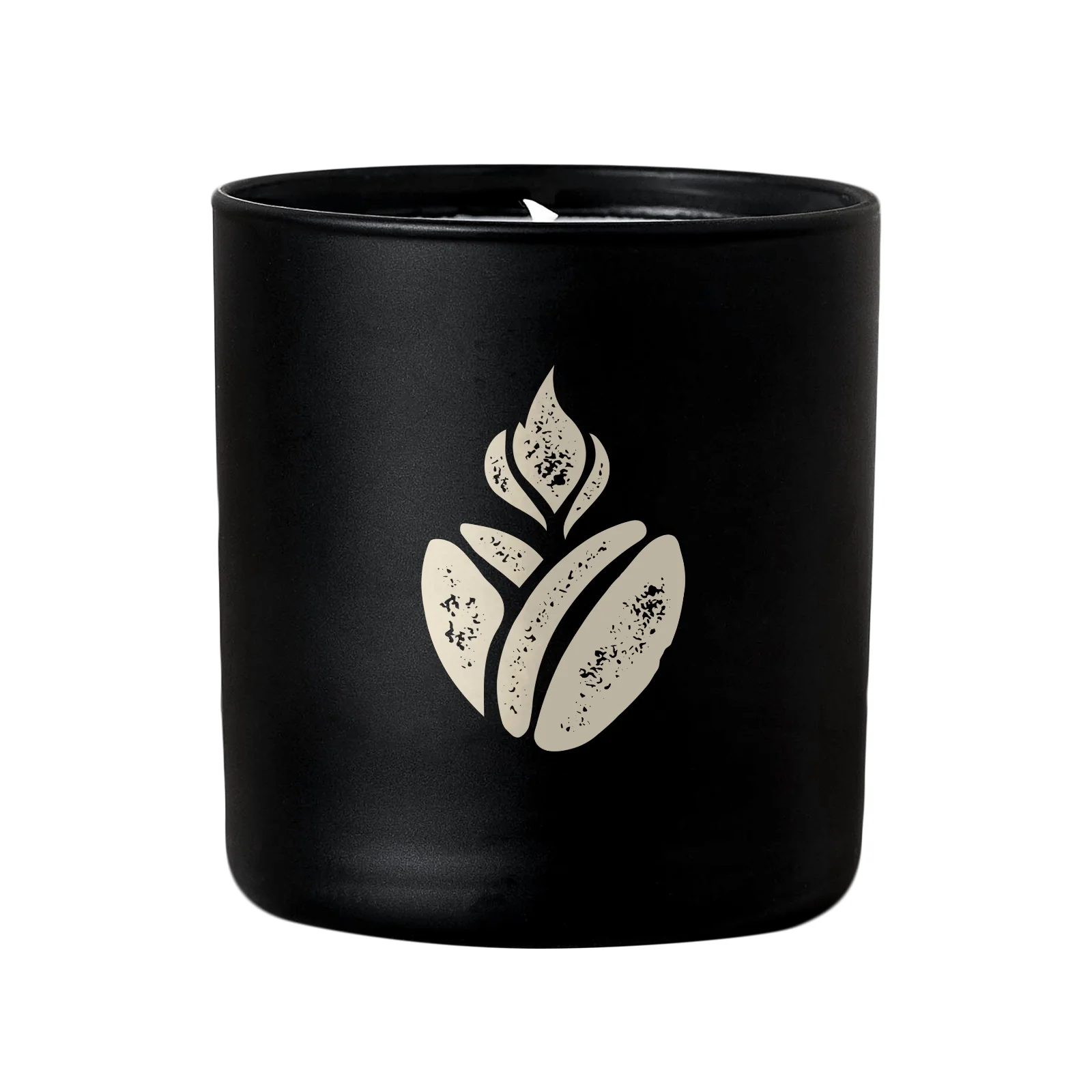 Lavender & Amber Catholic Coffee Logo Candle - Image 2