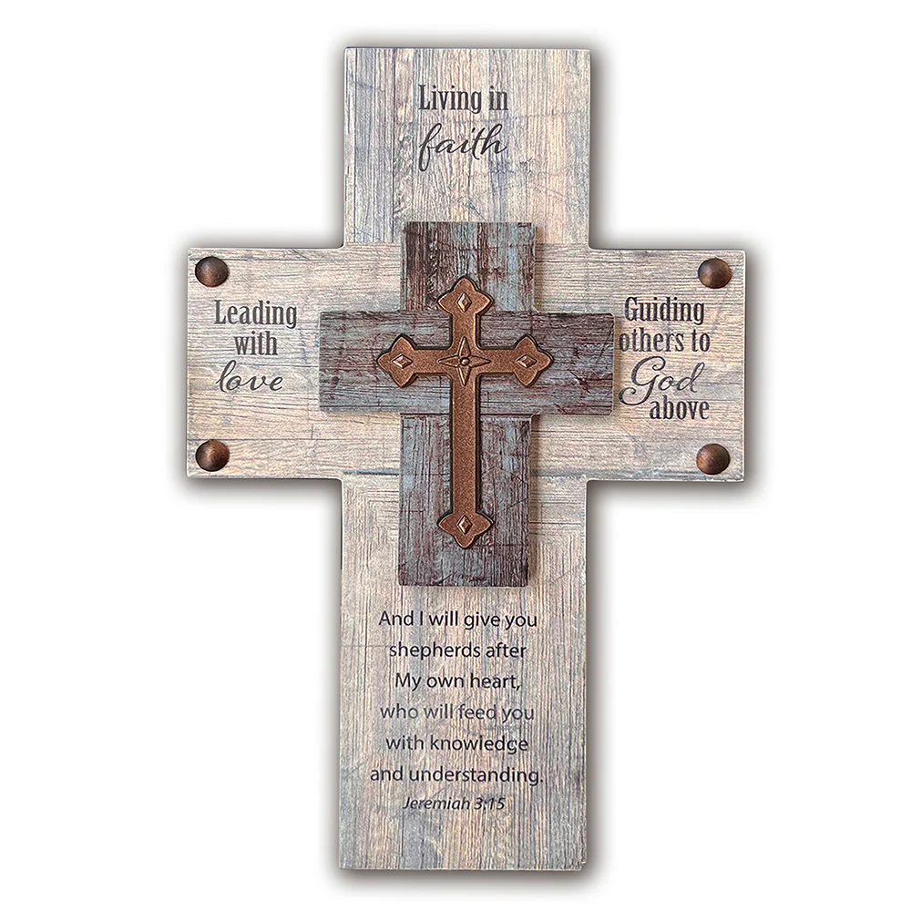 Leading with Love Service Cross - 8.5" - Image 2