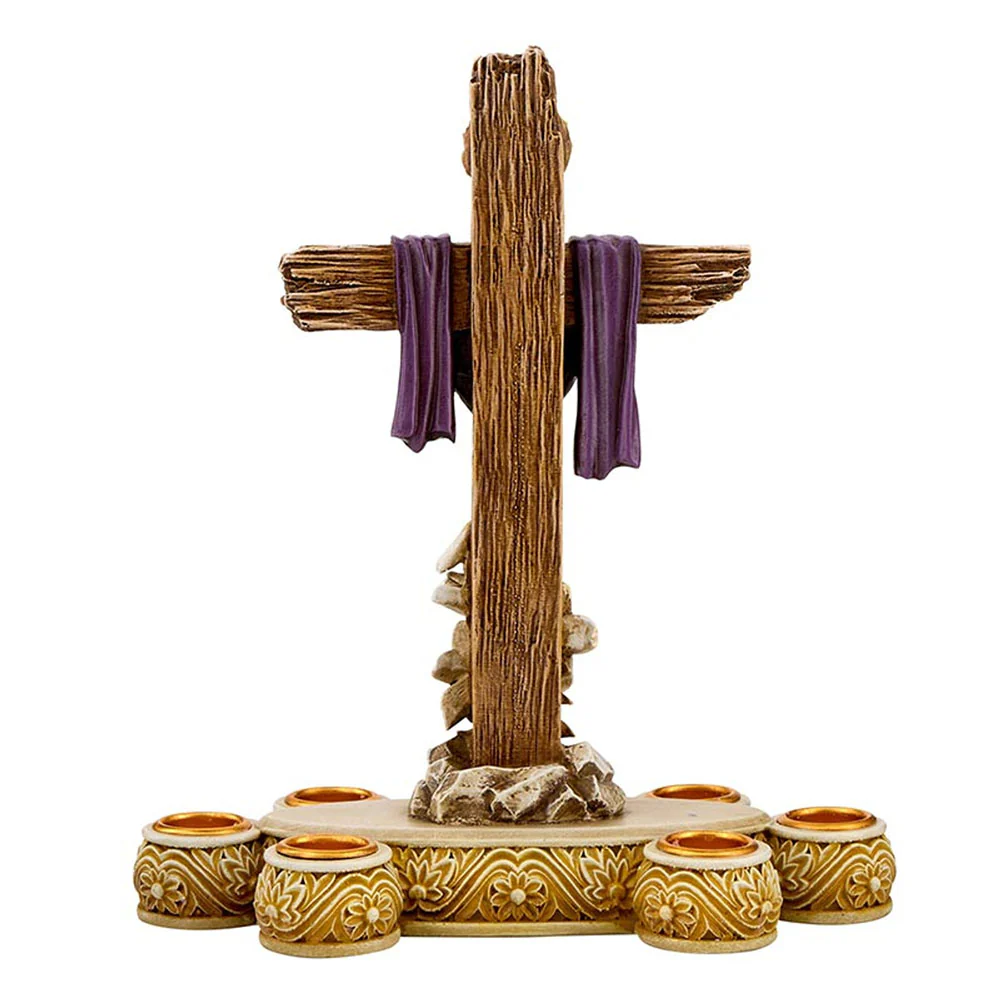 Lent Lily & Cross Candleholder - Image 3