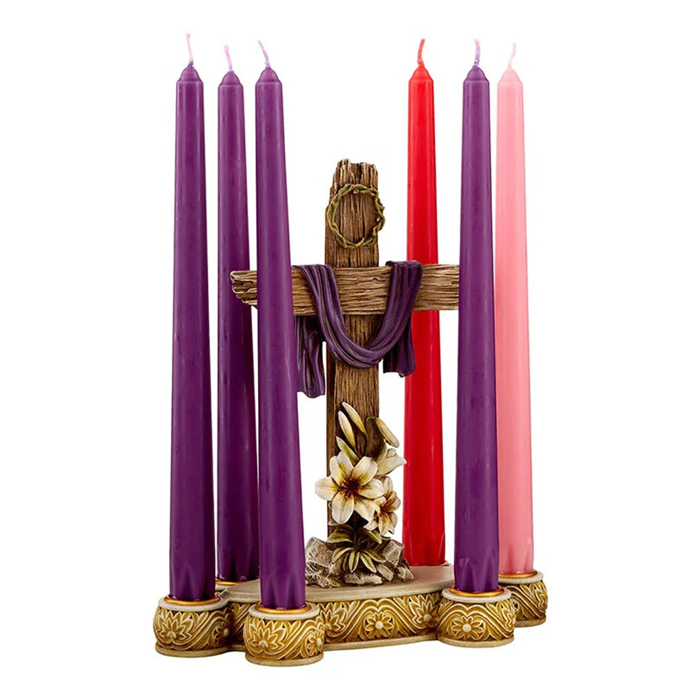 Lent Lily & Cross Candleholder - Image 5