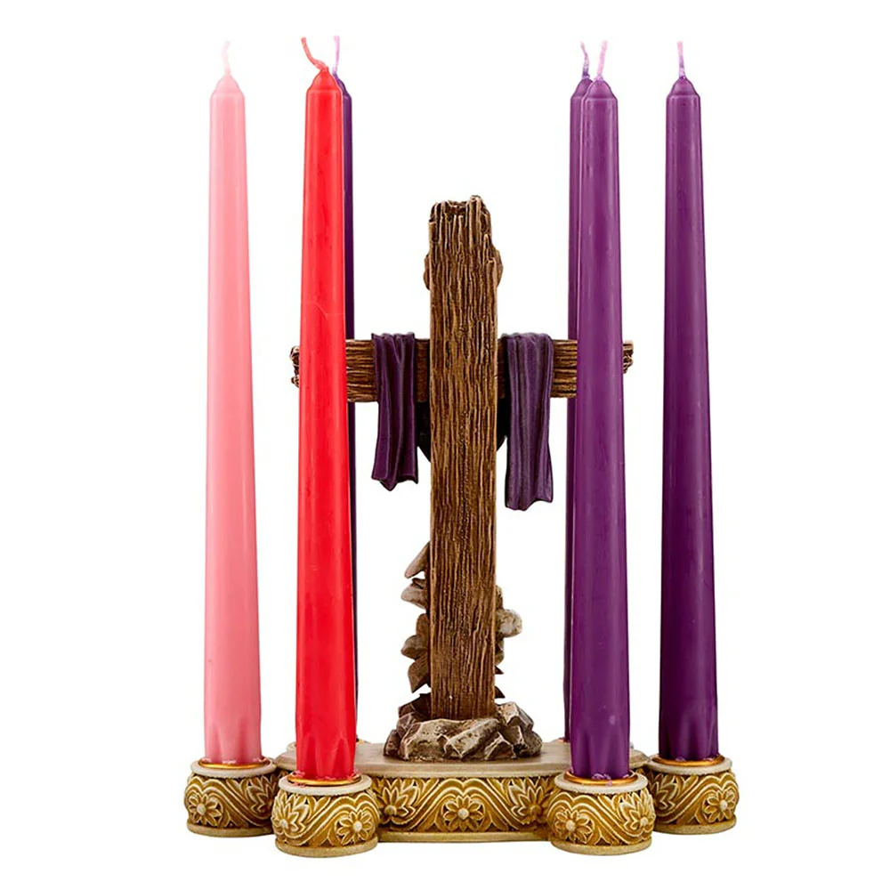 Lent Lily & Cross Candleholder - Image 6
