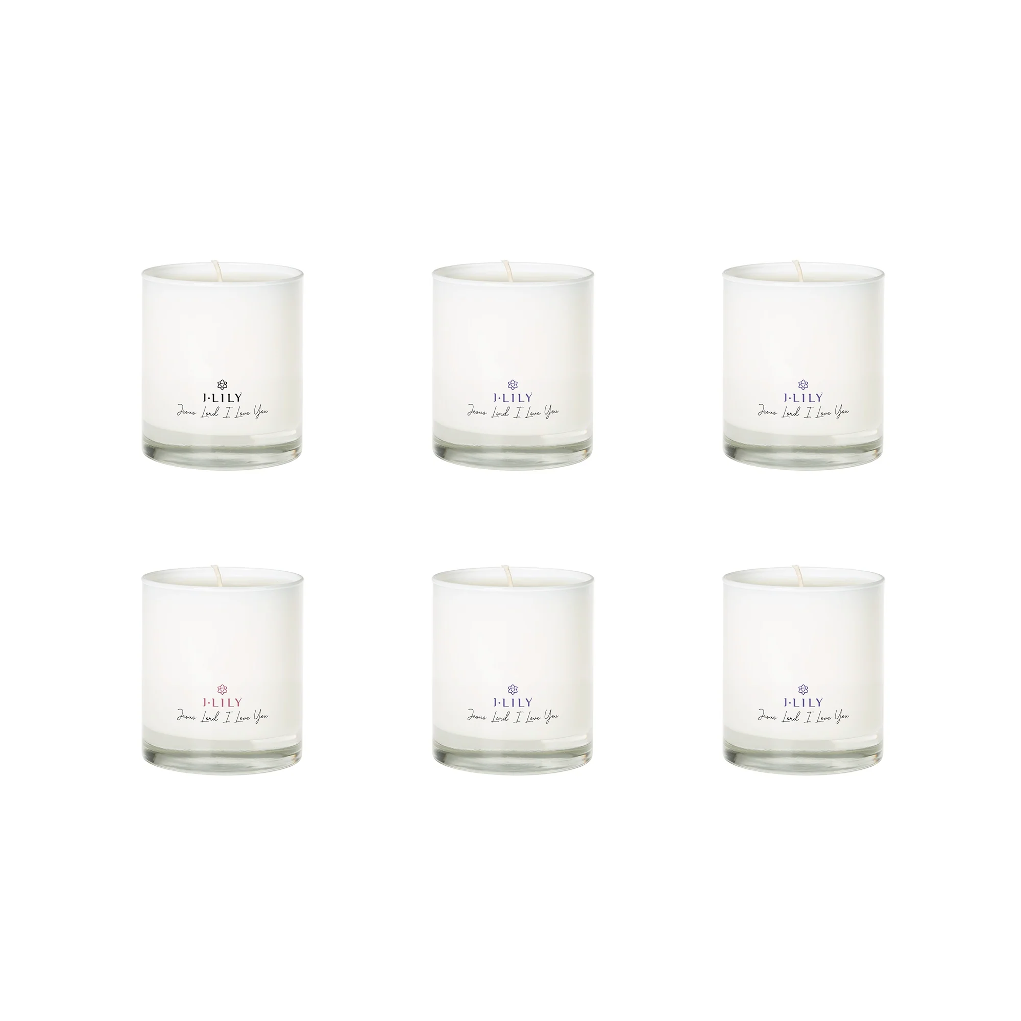 Lenten Candles Tradition - Set of 6 Glass - Image 4
