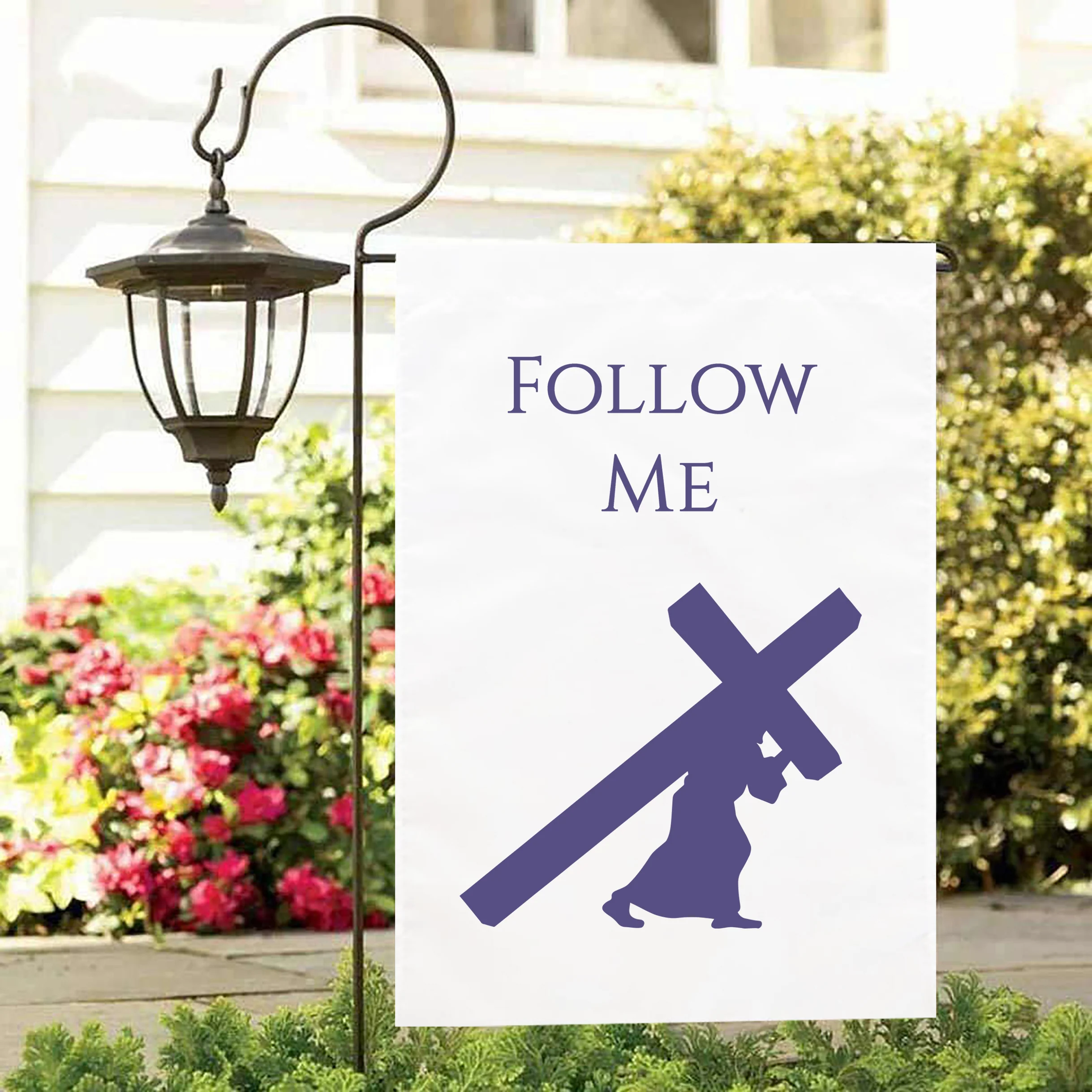 Lenten Garden Flag