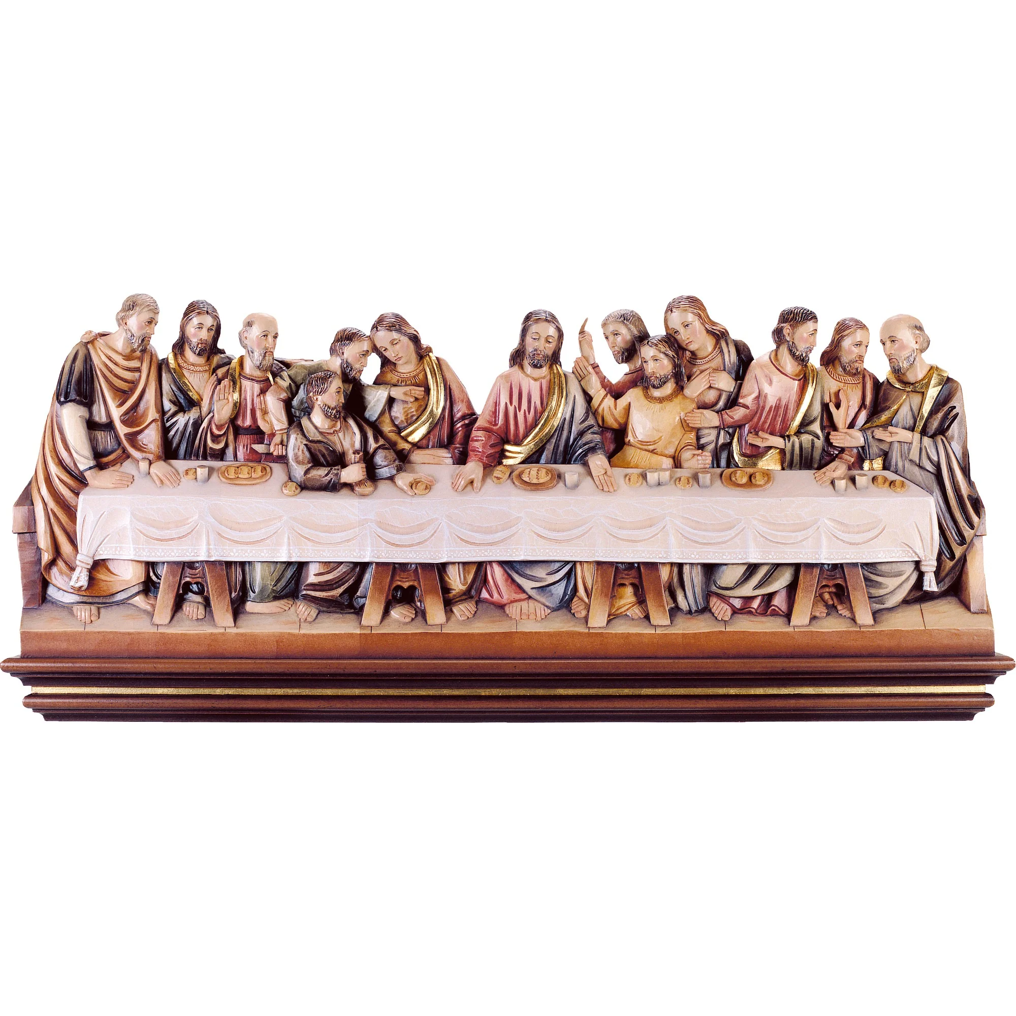 Leonardo Style Last Supper Sculpture - 21" - Image 2
