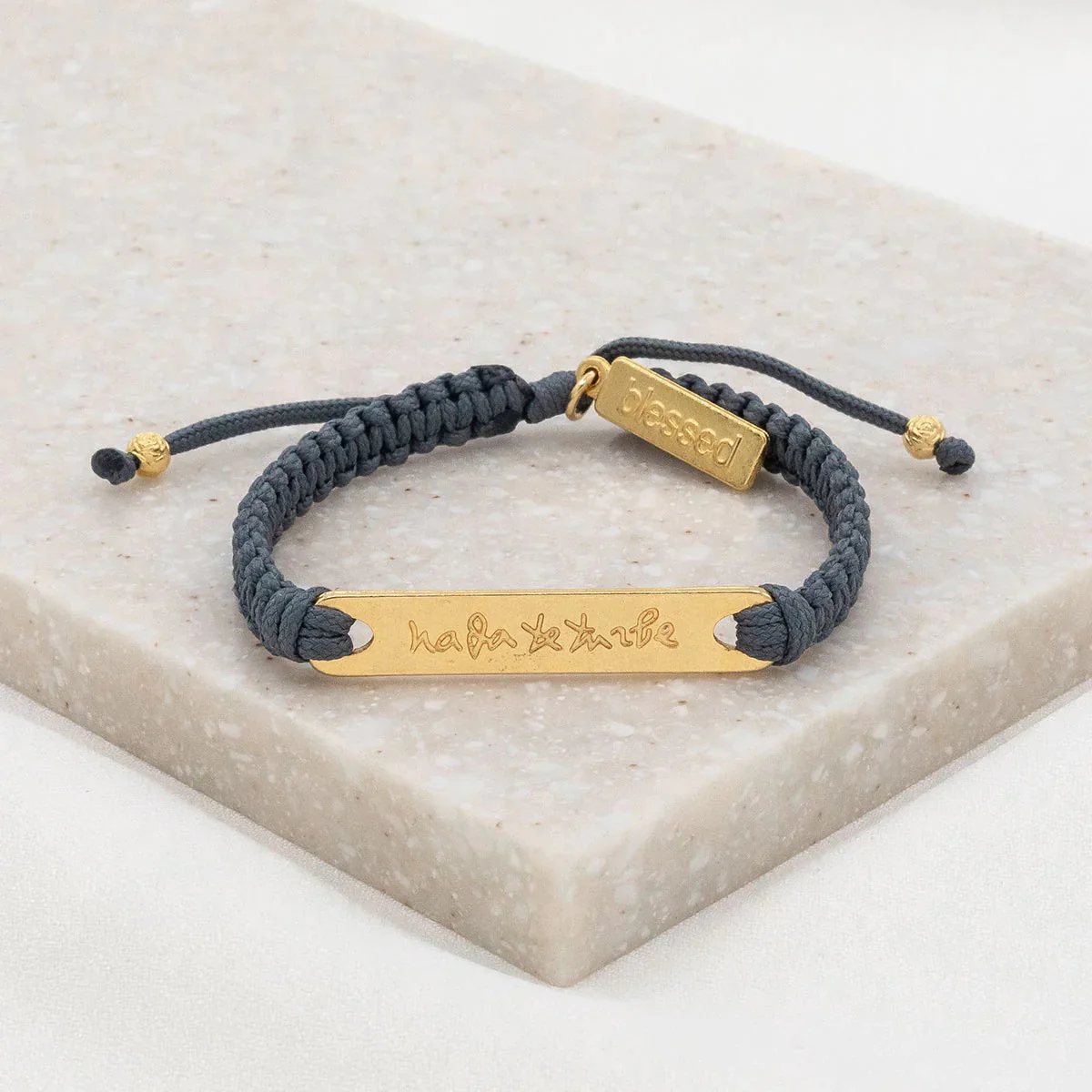 Let Nothing Disturb You Macramé Bracelet - Assorted Colors - Image 3